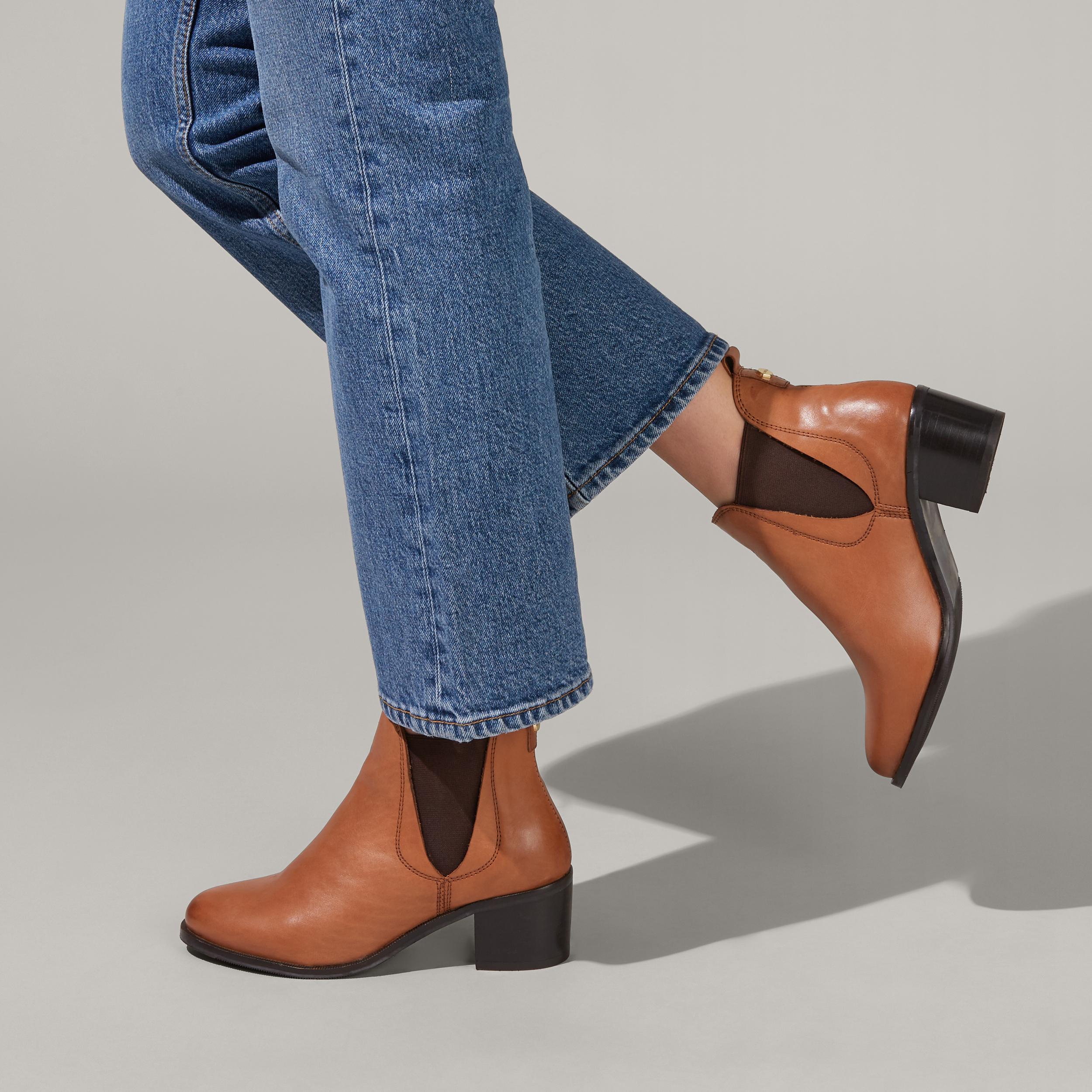 Carvela Comfort Carvela Snug Boots Tan Leather Ankle Boots Carvela