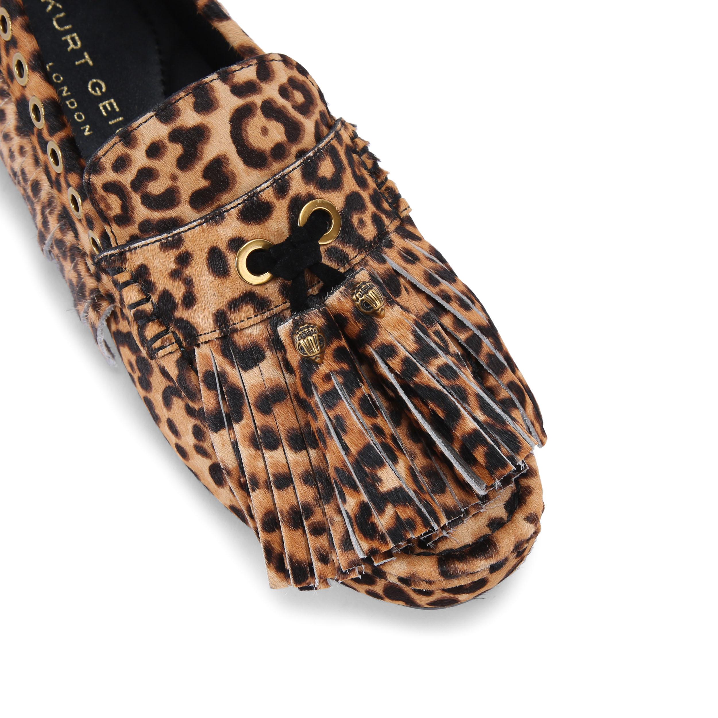 Kurt Geiger Elegant Brown Velvet Top Loafers with Tassels KG Kurt Geiger Morly Tassel Loafers, Gold main image 3