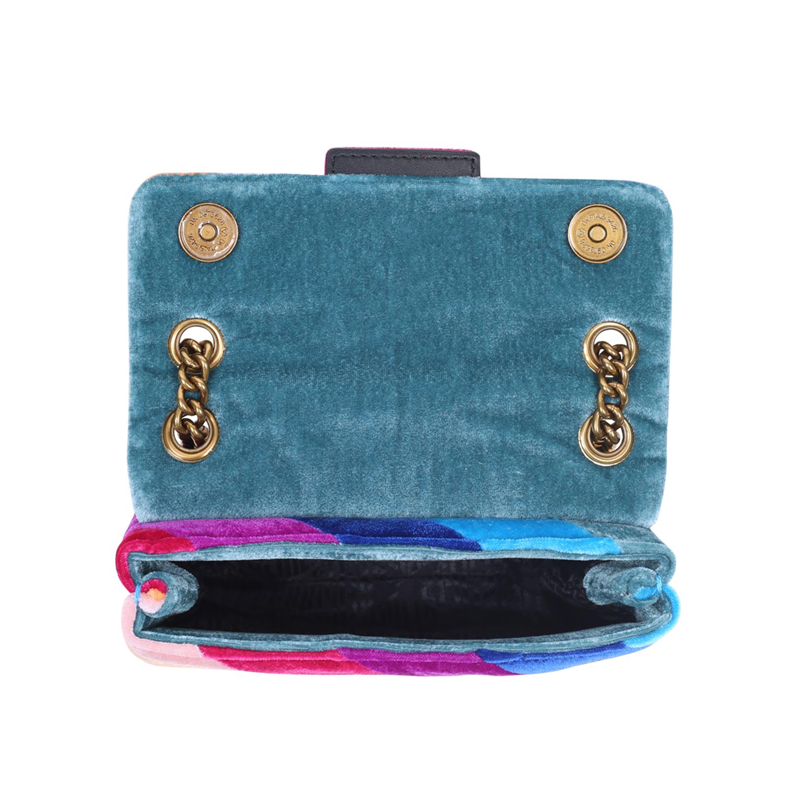 VELVET MINI KENSINGTON KURT GEIGER LONDON EVENING BAGS