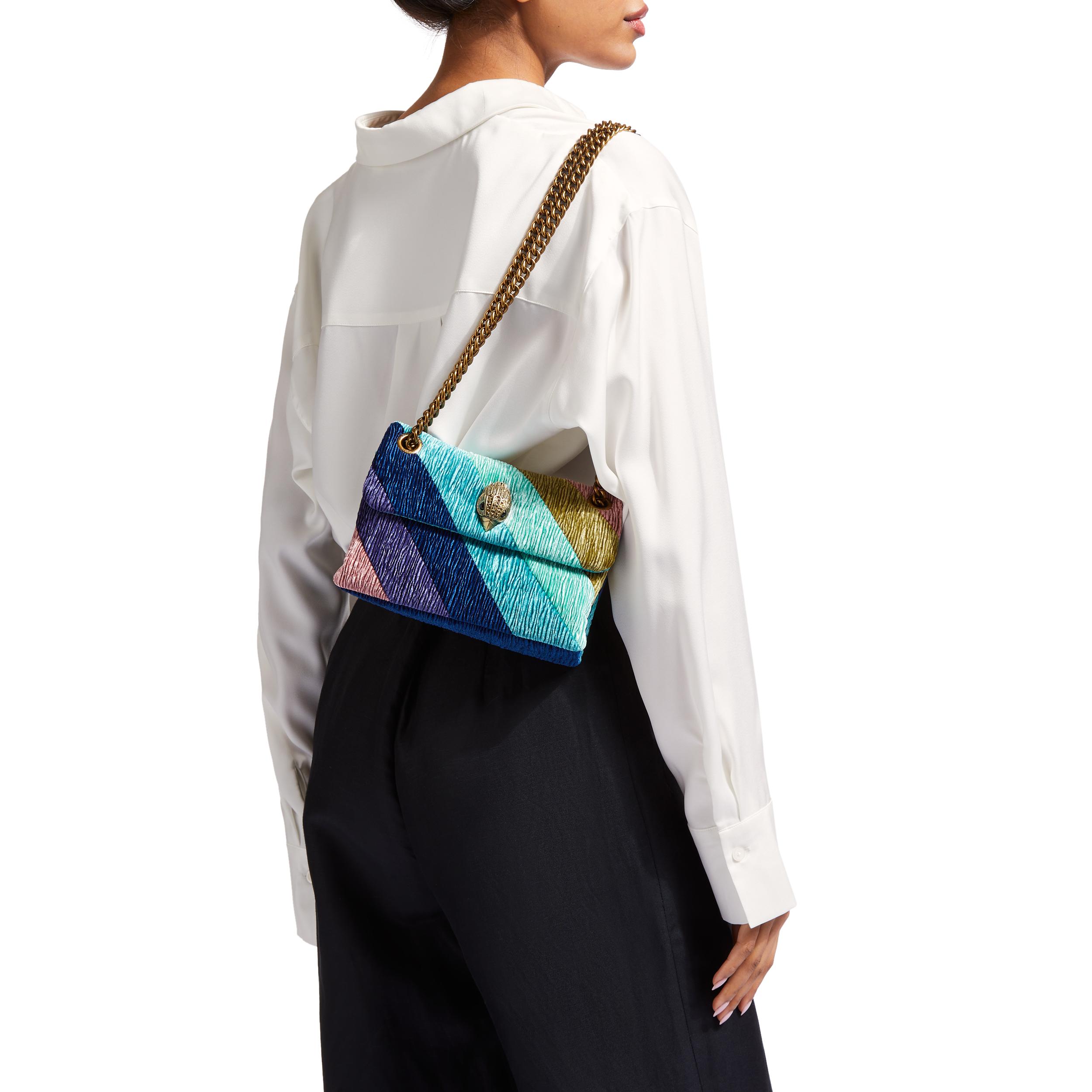 Kurt geiger velvet rainbow bag hotsell