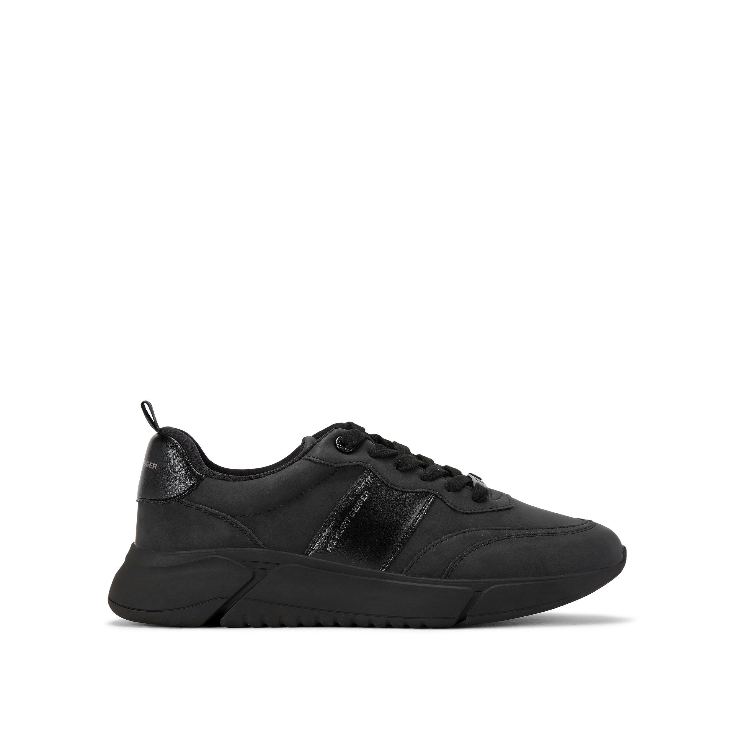 Kurt geiger mens black trainers online