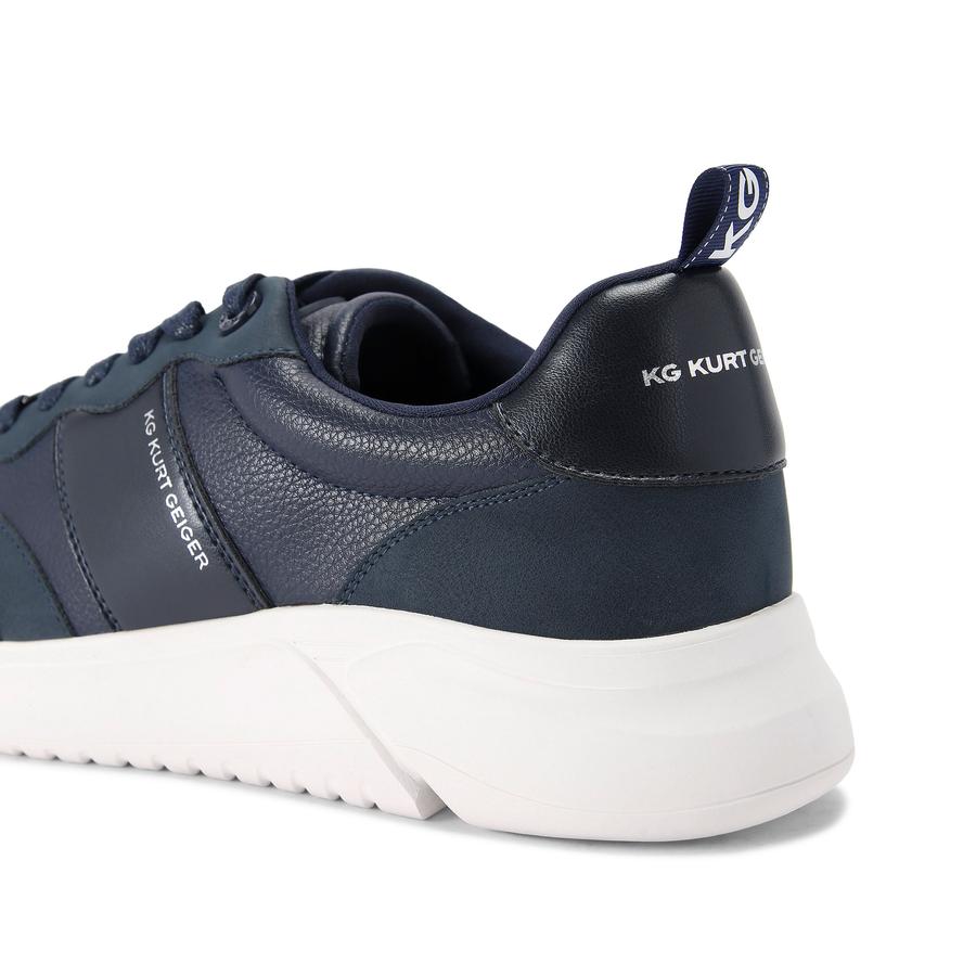 Kurt geiger navy trainers clearance