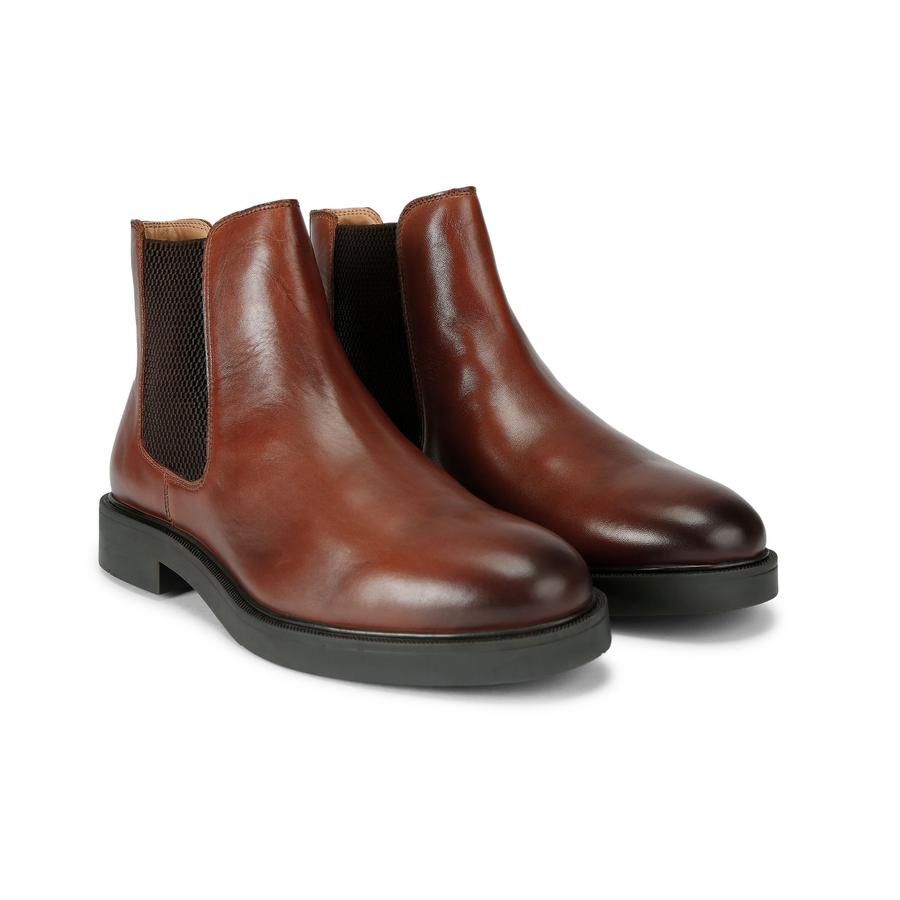 KG Kurt Geiger Brown Leather Wingtip Boots MYLES BROGUE BOOT - KG KURT GEIGER Boots main image 2