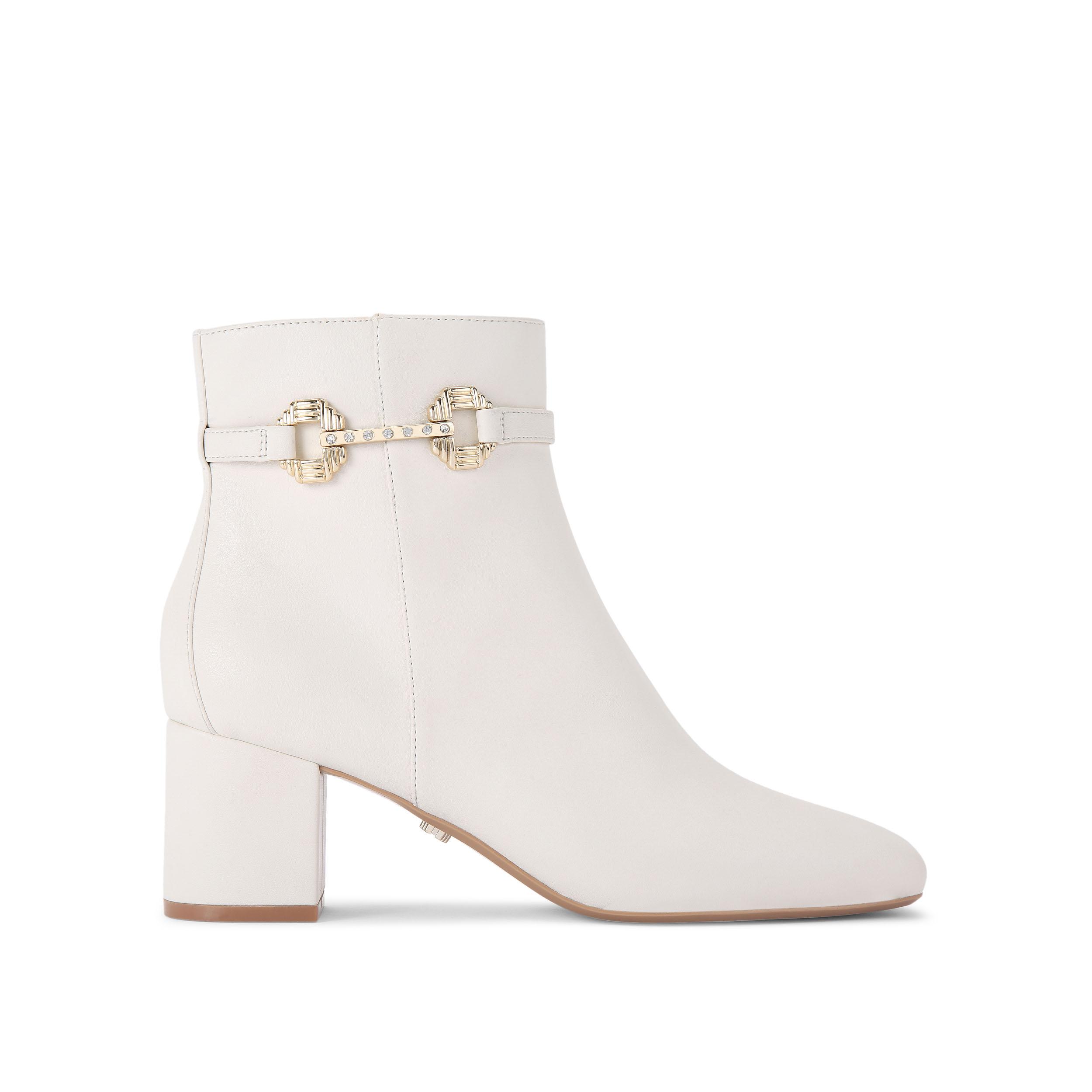 carvela patent ankle boots