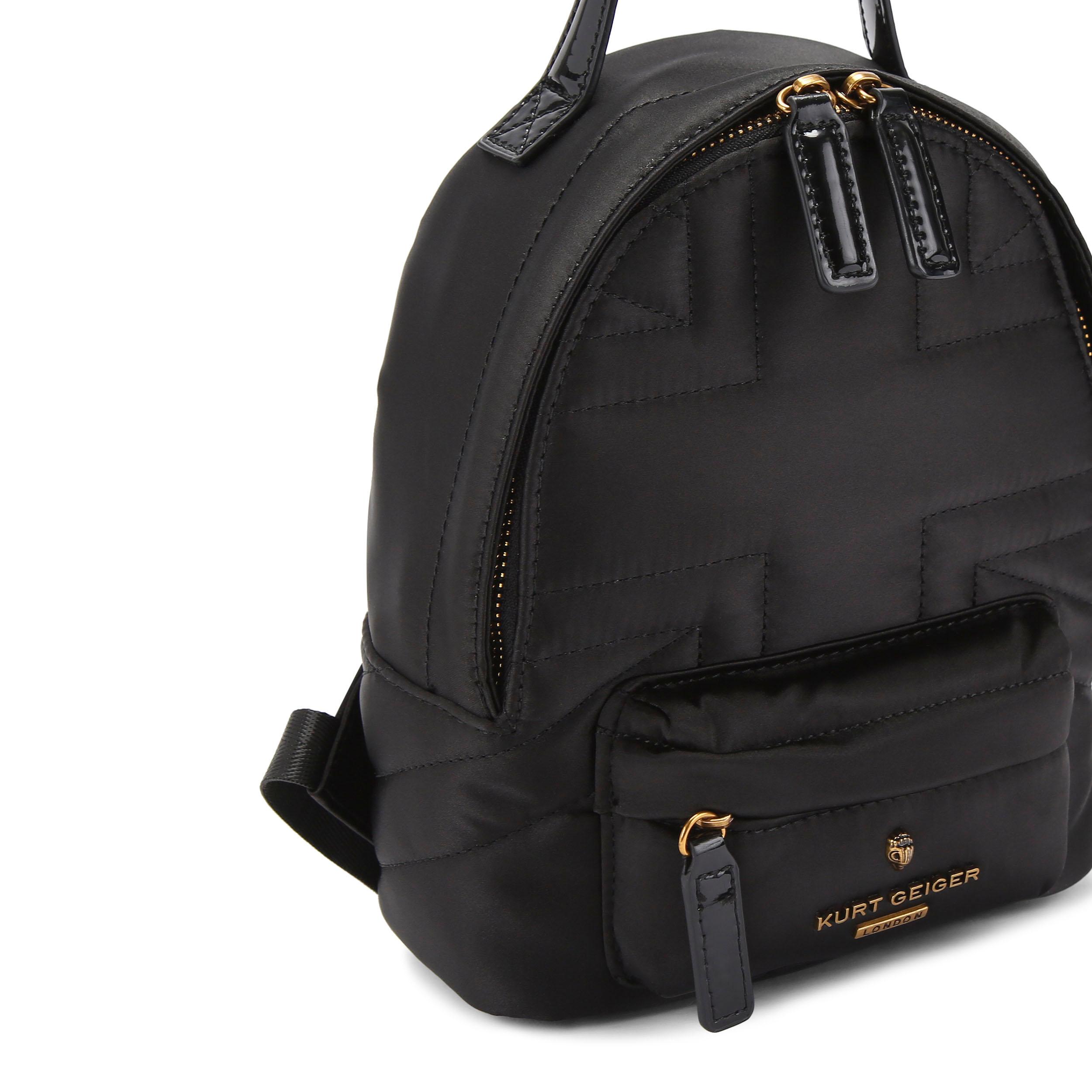 Kurt geiger black backpack best sale