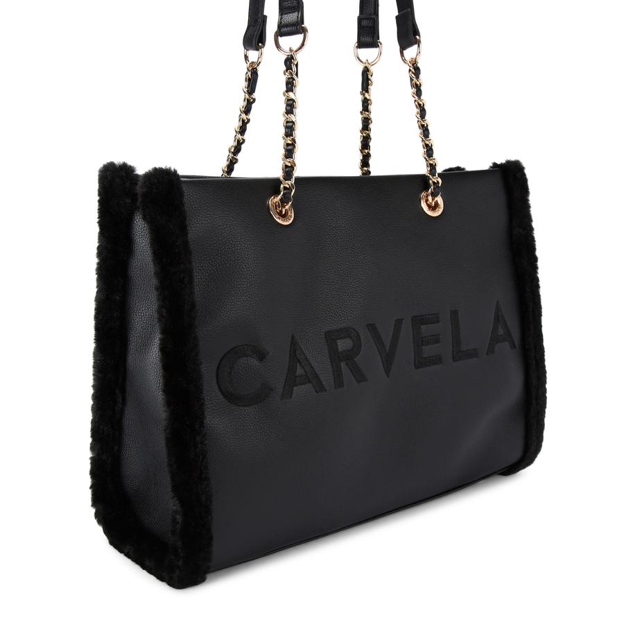 FRAME FUR TOTE - CARVELA HANDBAGS