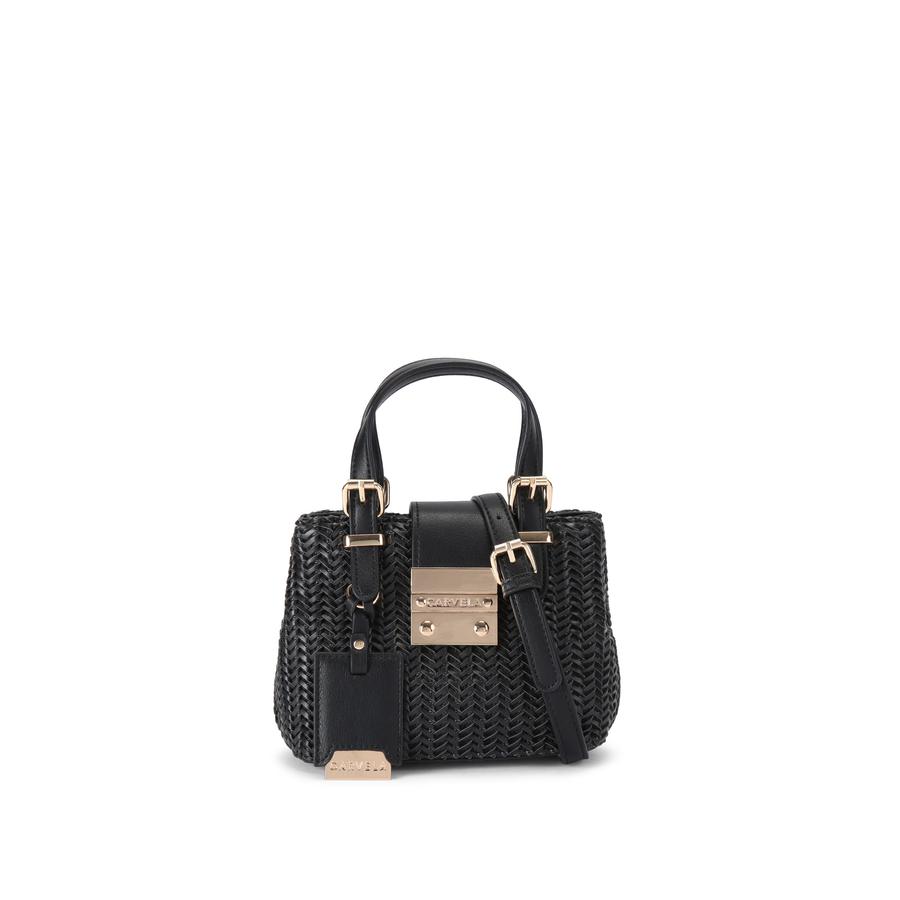 MIRCO MANDY WEAVE CARVELA HANDBAGS