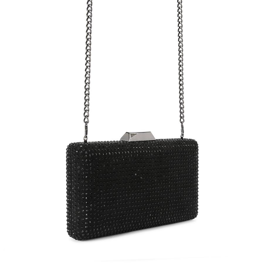 Black Gem Evening outlet Bag