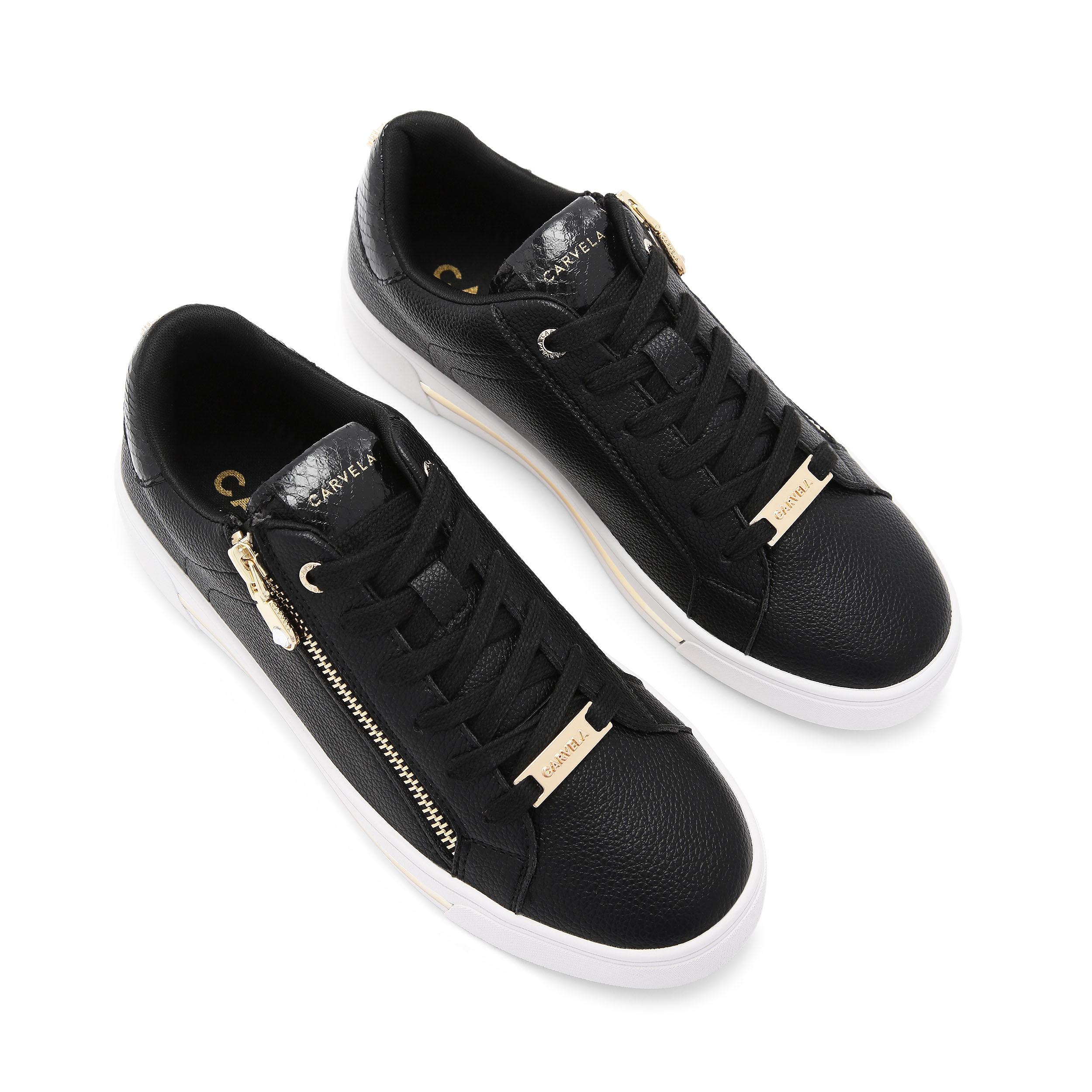 Carvela laidback trainers black clearance