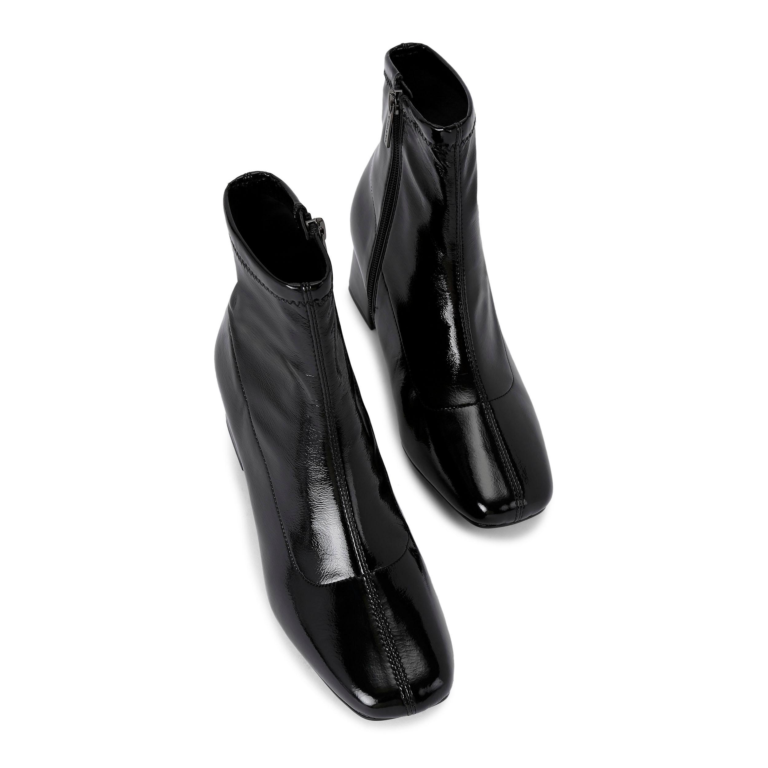 Black Patent Leather Ankle Carvela Black Ankle Boots Leather Ankle
