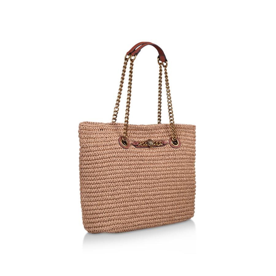 Kurt geiger chelsea raffia tote deals