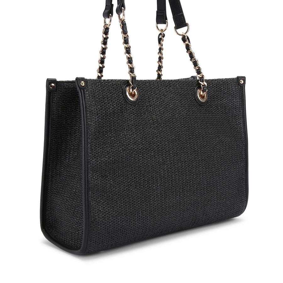 RAFFIA MIDI CHAIN TOTE CARVELA HANDBAGS