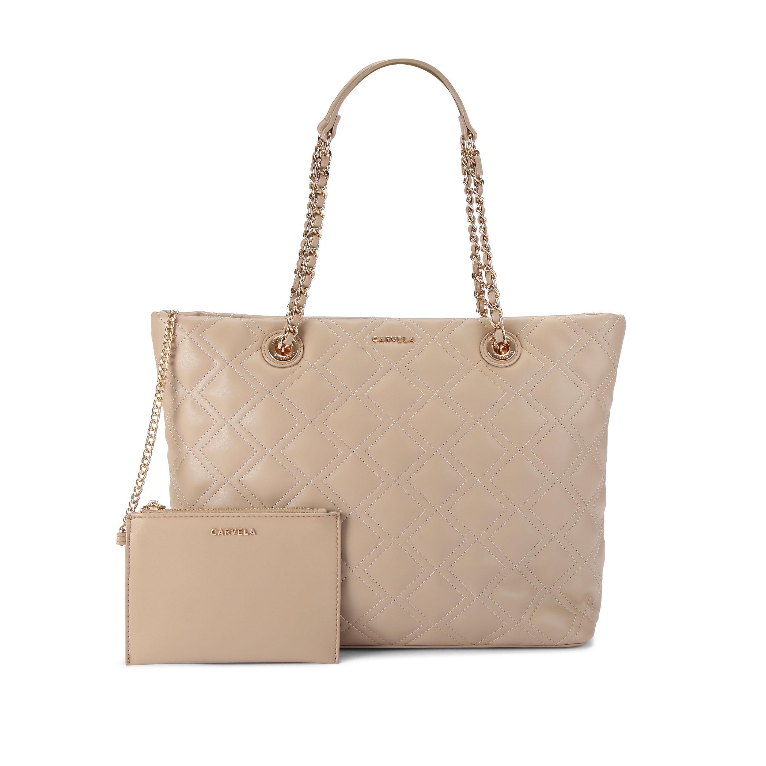 QUILTED CARVELA TOTE CARVELA HANDBAGS