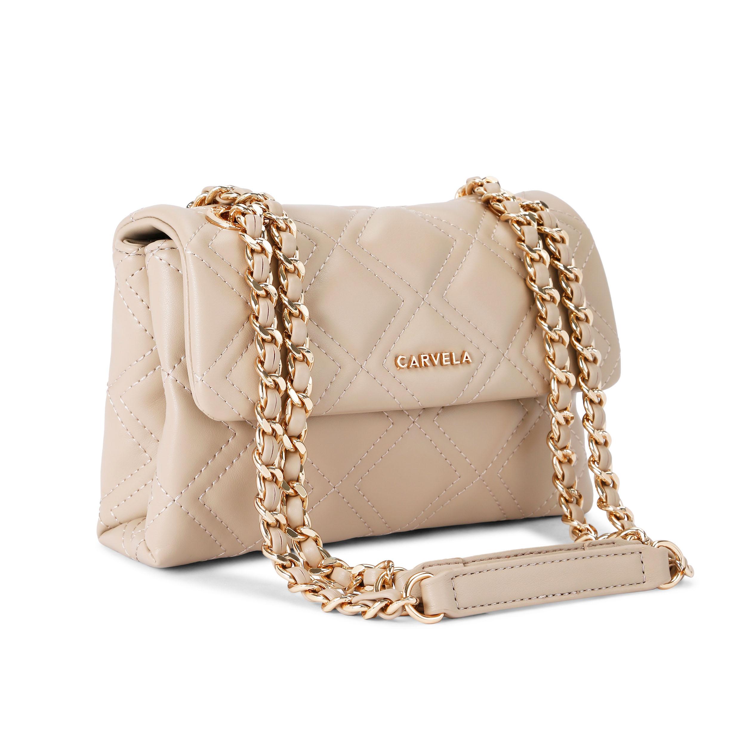 Gold Chain Shoulder Carvela Quilted Shoulder Bag ROSA CHAIN