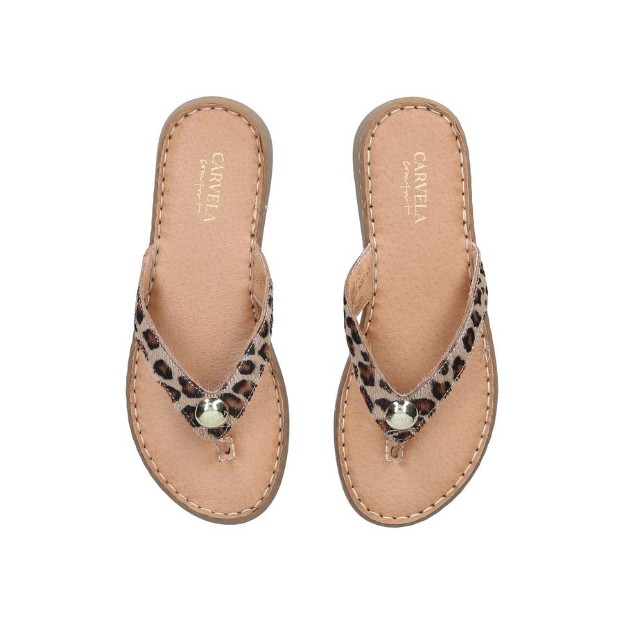 Carvela leopard print sandals online
