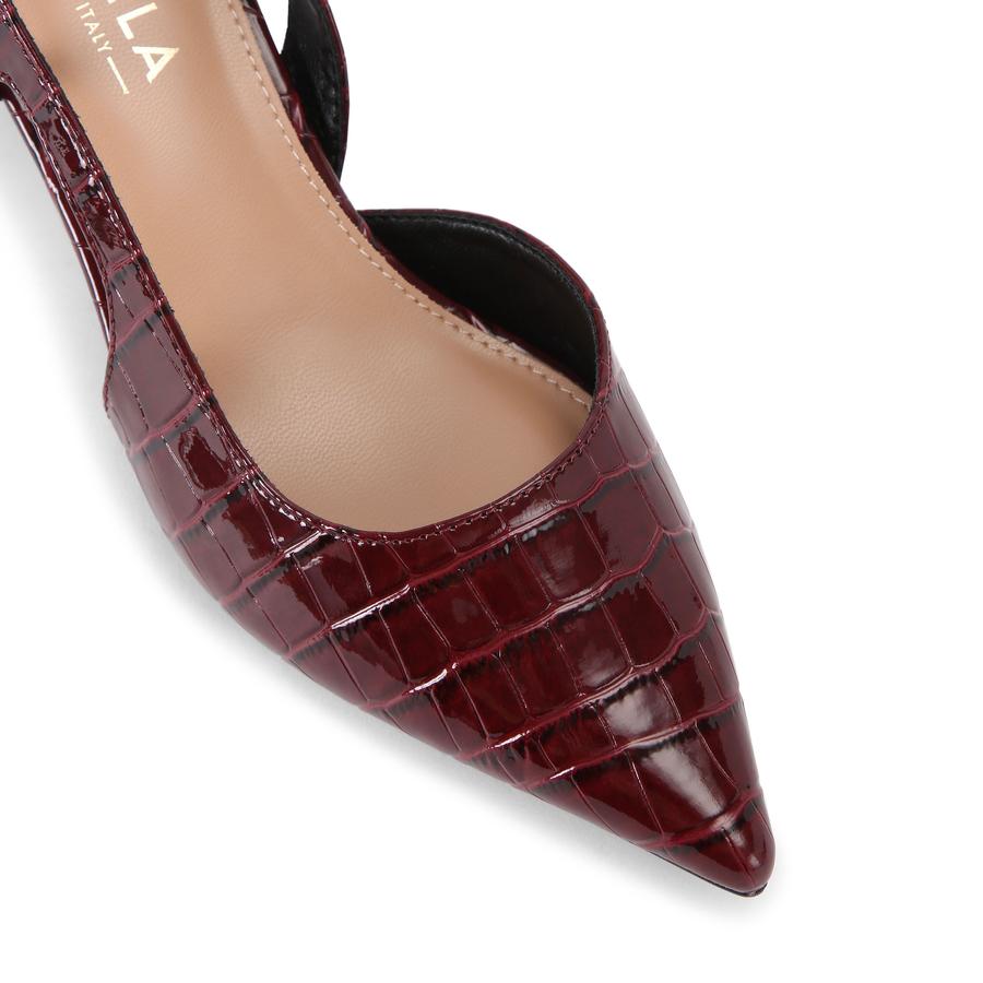 Chaussures à Talons Carvela Rouge Verni - Pointure 7 - À Lanières - Occasion Très Bon état