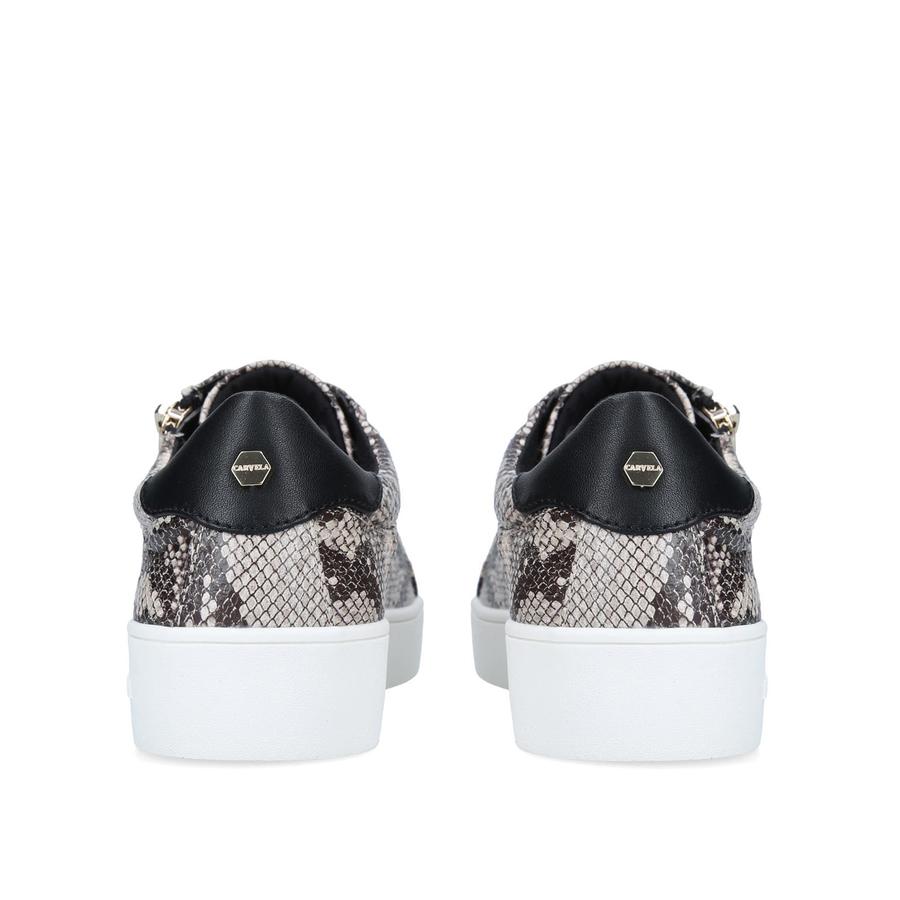 Carvela jagged trainers white deals