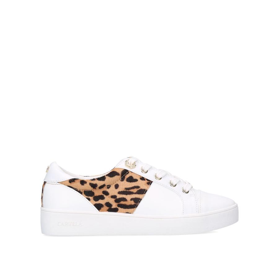 Carvela leopard print trainers hot sale