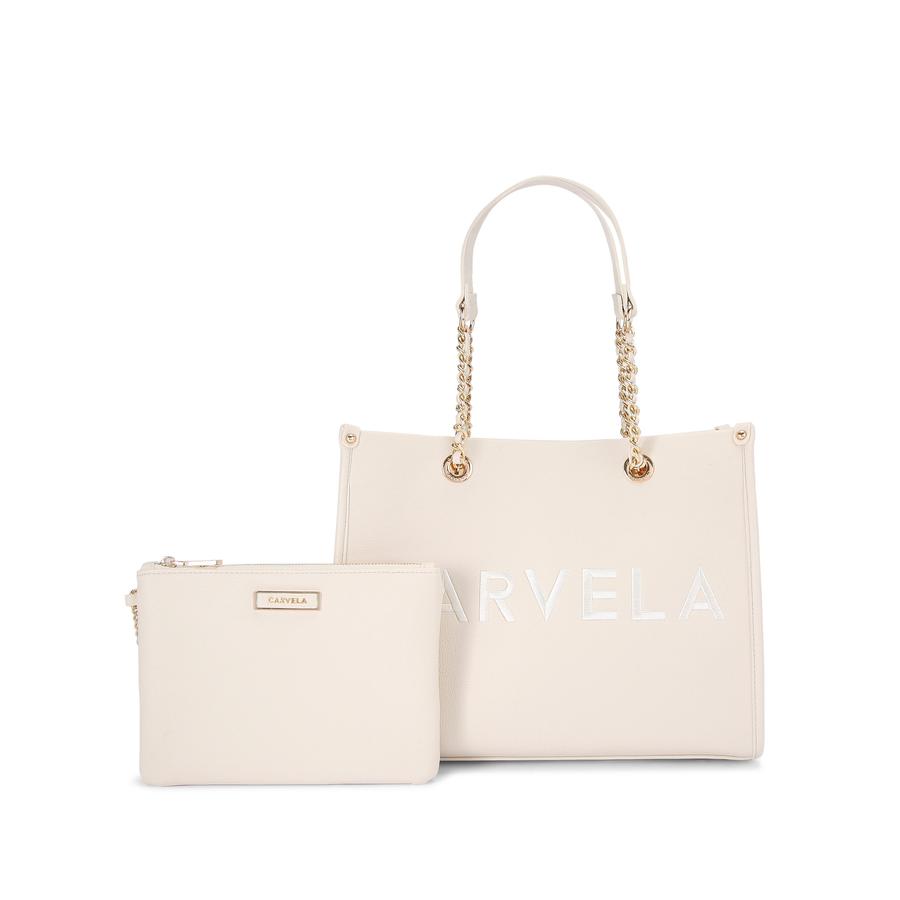 SORRENTO MIDI CHAIN TOTE CARVELA HANDBAGS