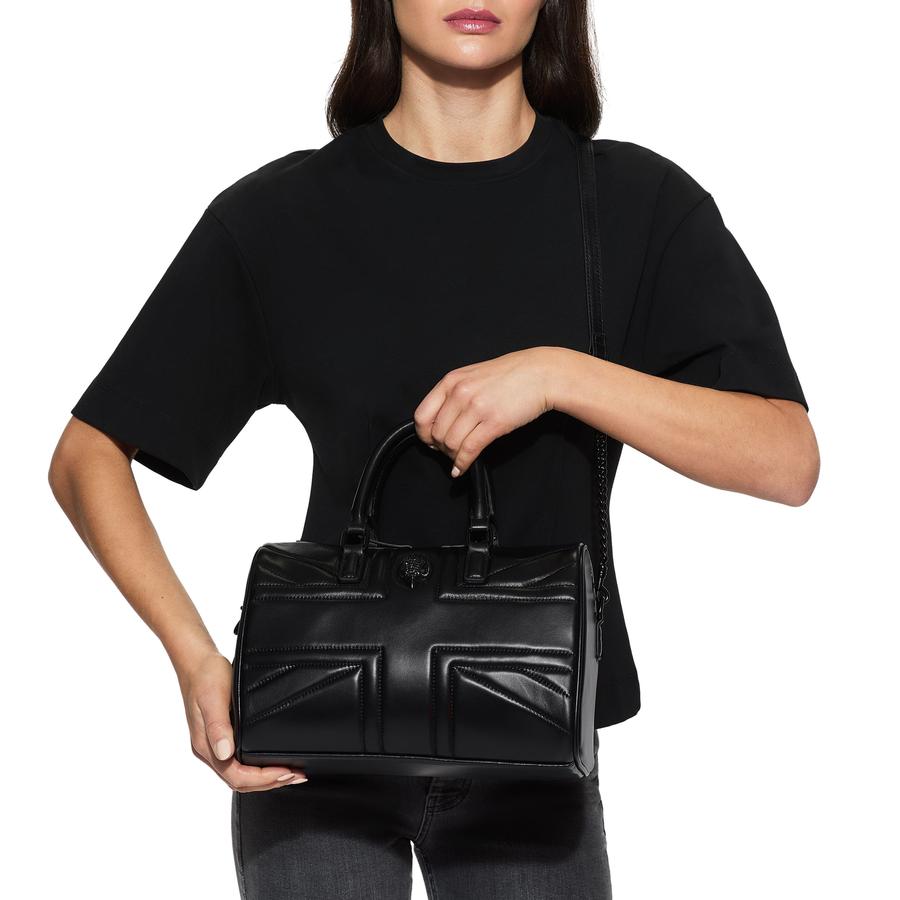 バッグ D&G Patchwork Leather Boston Bag Dolce-and-Gabbana-Miss-Easy-