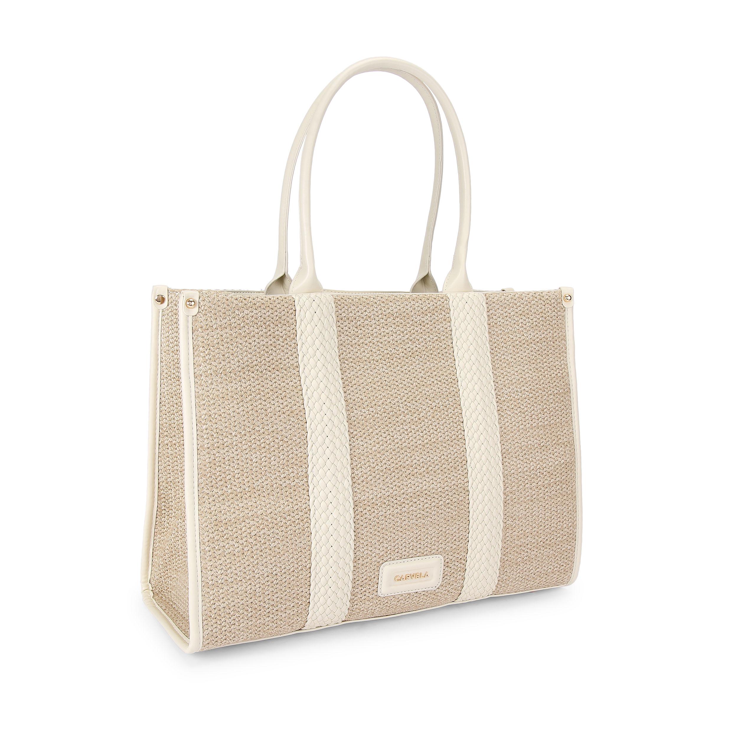 TWISTED RAFFIA TOTE - CARVELA HANDBAGS