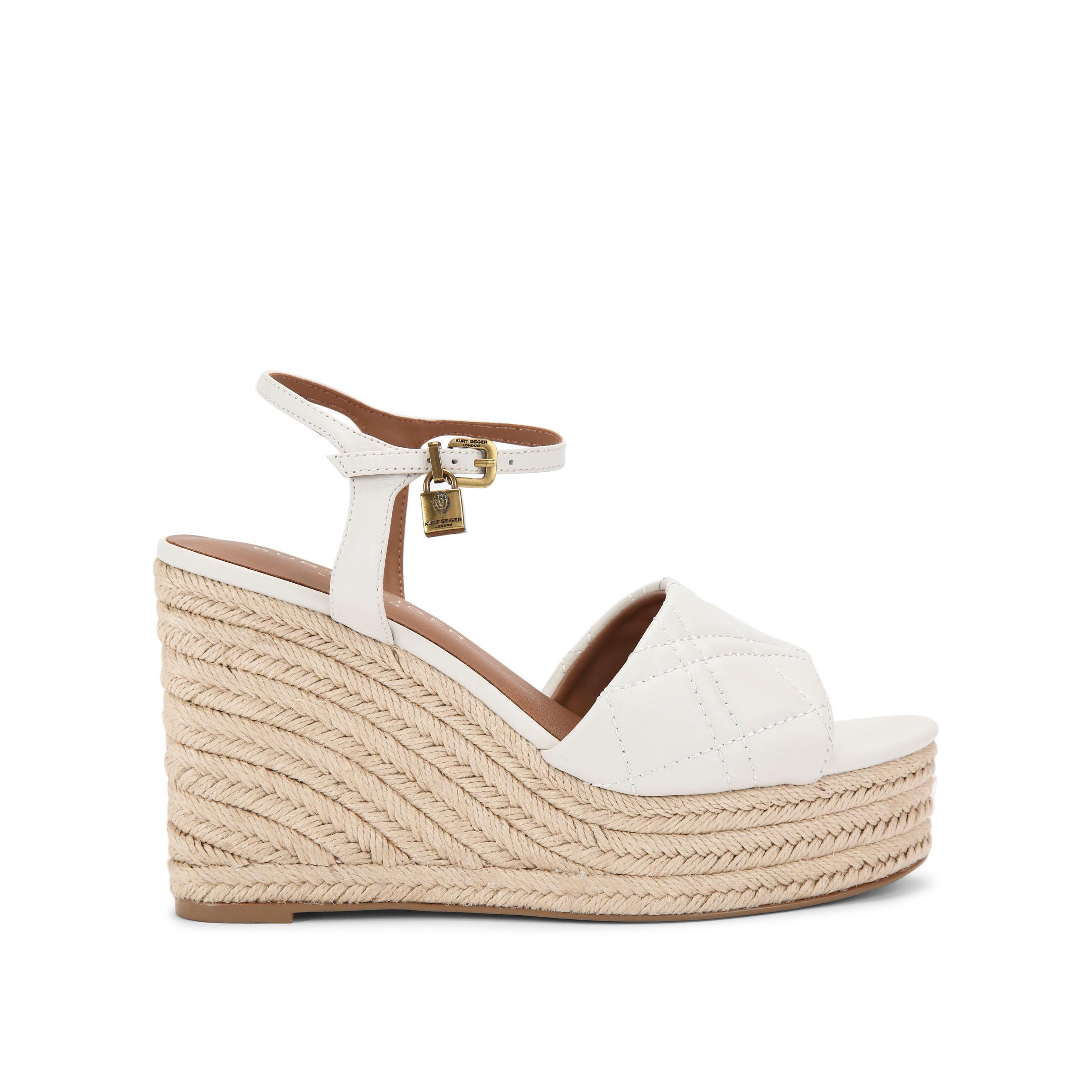 【美品】NOVEMBER24-25DESIRE W 152 BRIXTON ESPADRILLE WEDGE - KURT GEIGER LONDON Summer