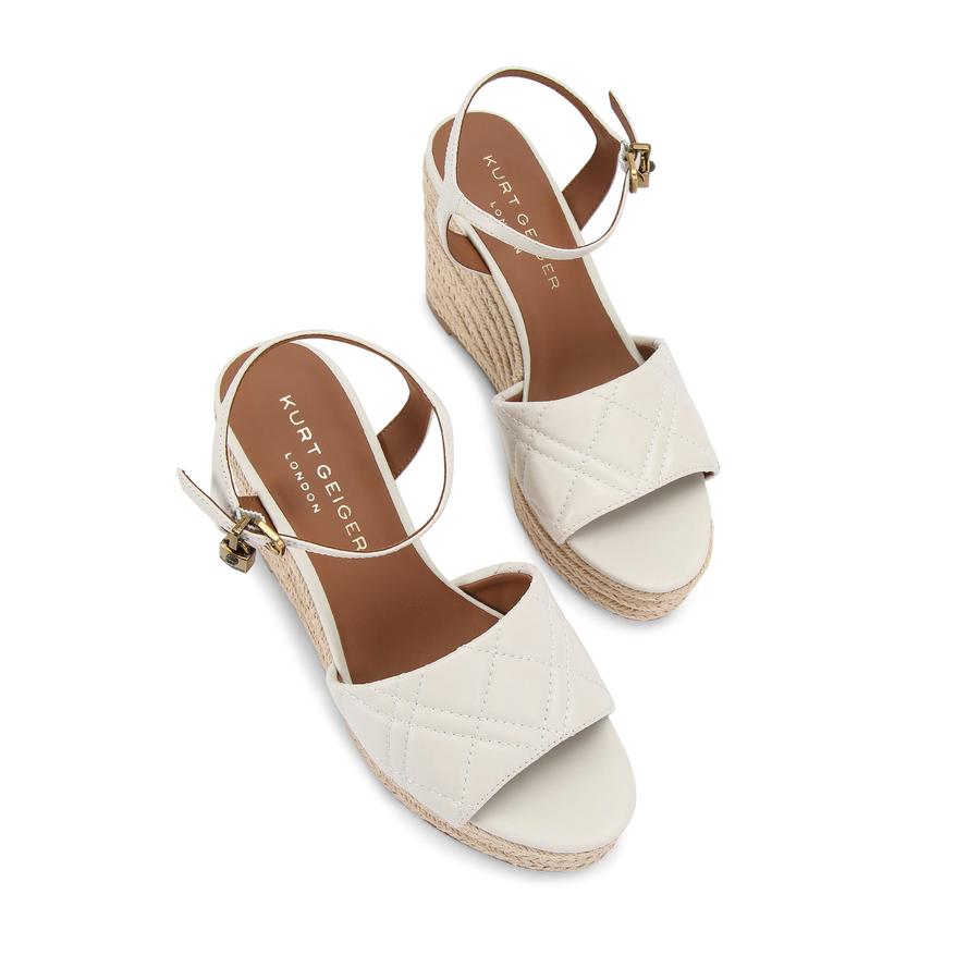 【美品】NOVEMBER24-25DESIRE W 152 BRIXTON ESPADRILLE WEDGE - KURT GEIGER LONDON Summer