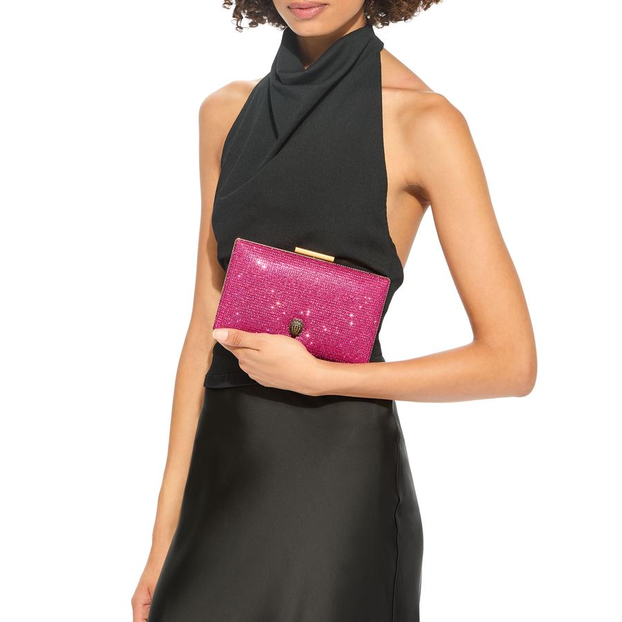 CRYSTAL BOX CLUTCH - KURT GEIGER LONDON EVENING BAGS