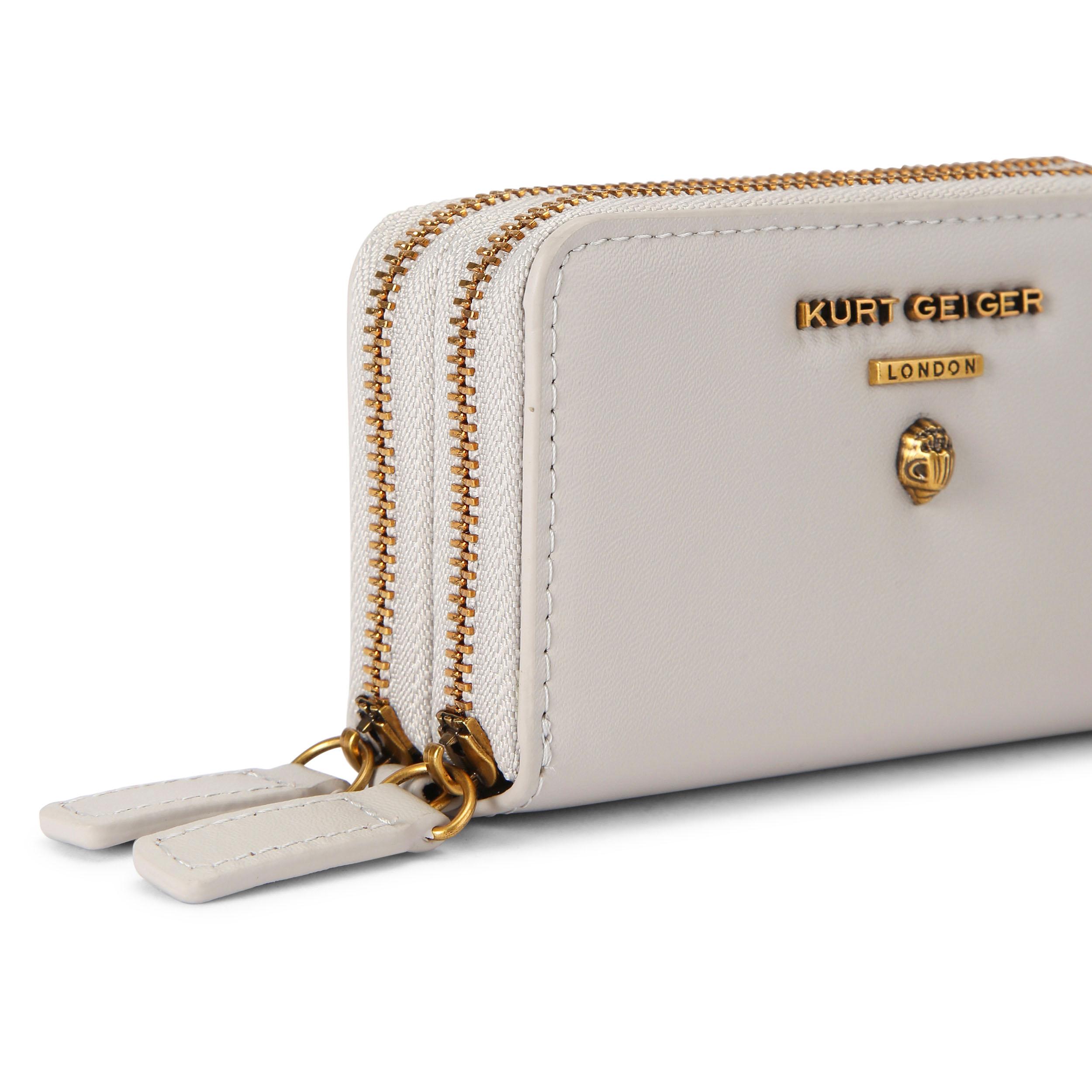 HAMPSTEAD SM 2ZIP WALLET - KURT GEIGER LONDON SMALL LEATHER GOODS