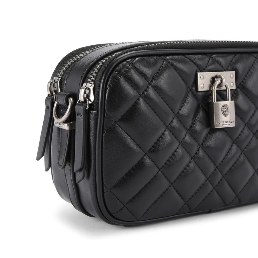 BRIXTON 2ZIP CAMERA BAG - KURT GEIGER LONDON DAY BAGS
