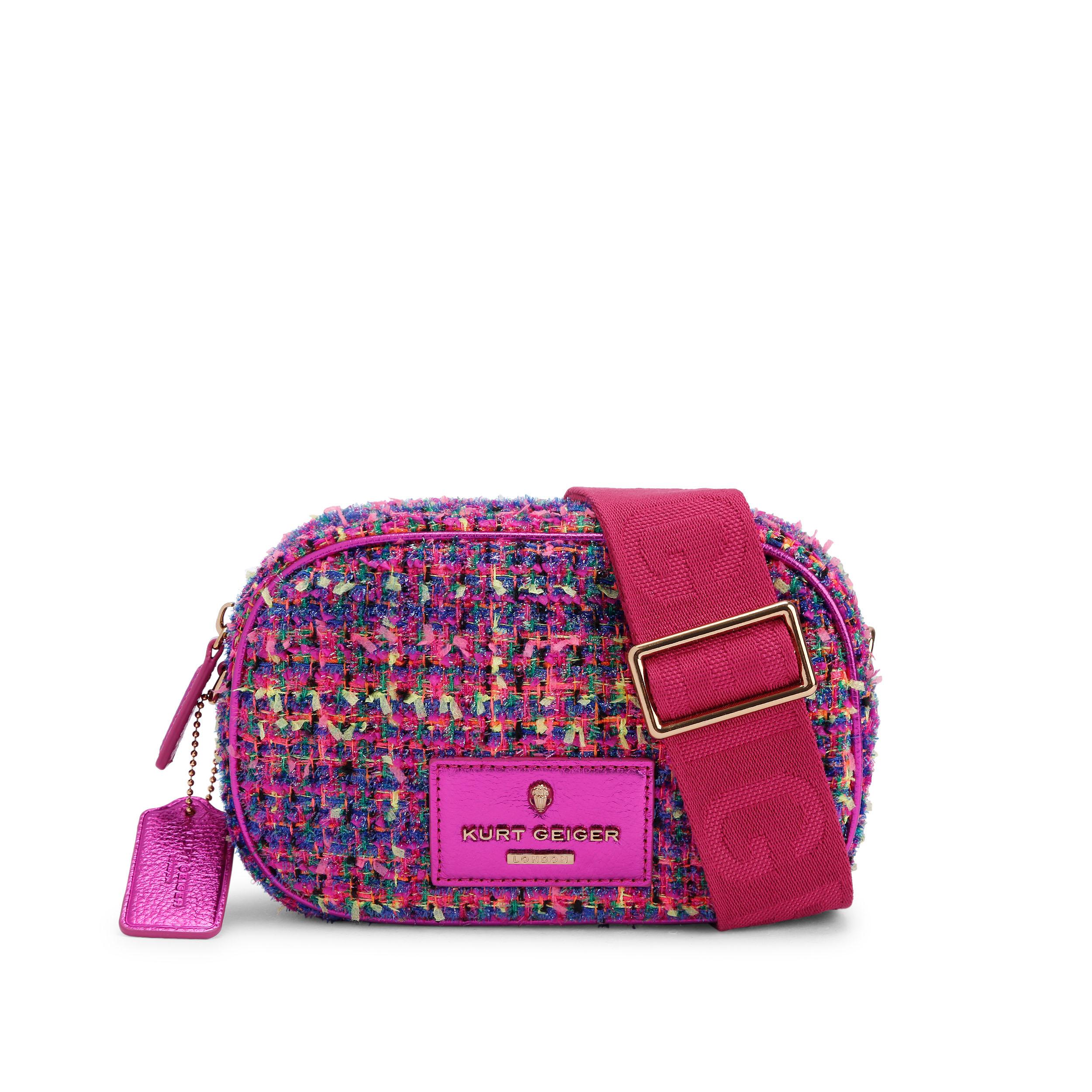 TWEED CHISWICK CAMERA - KURT GEIGER LONDON DAY BAGS