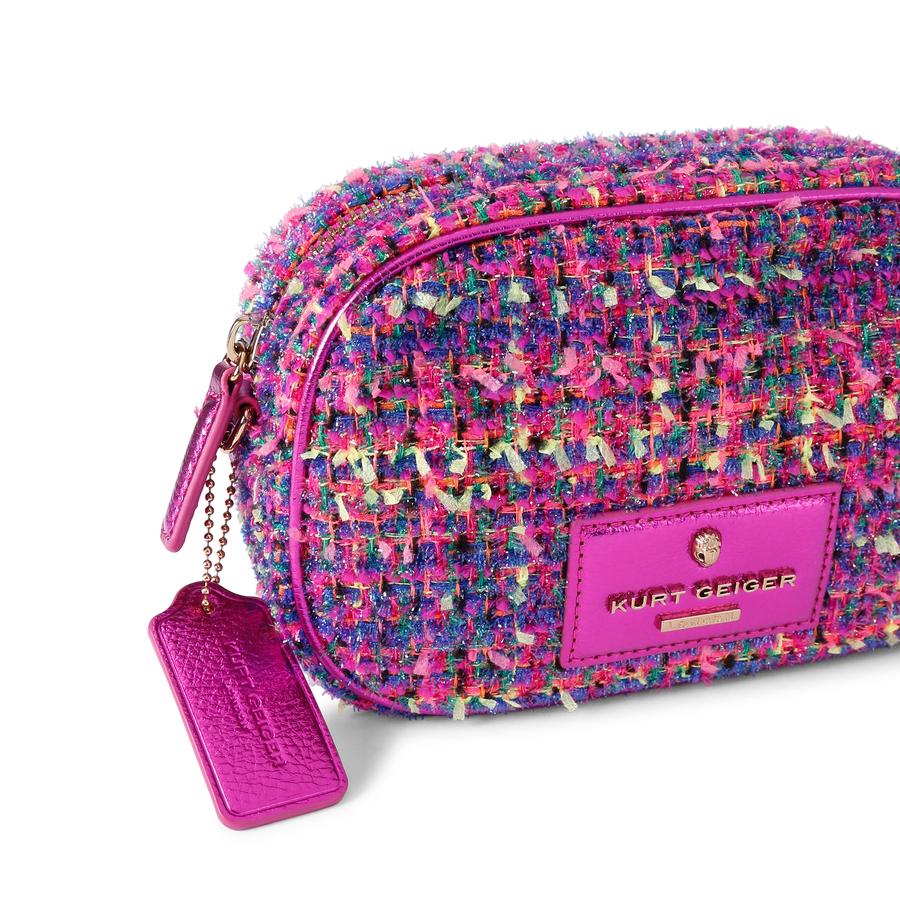 TWEED CHISWICK CAMERA - KURT GEIGER LONDON DAY BAGS