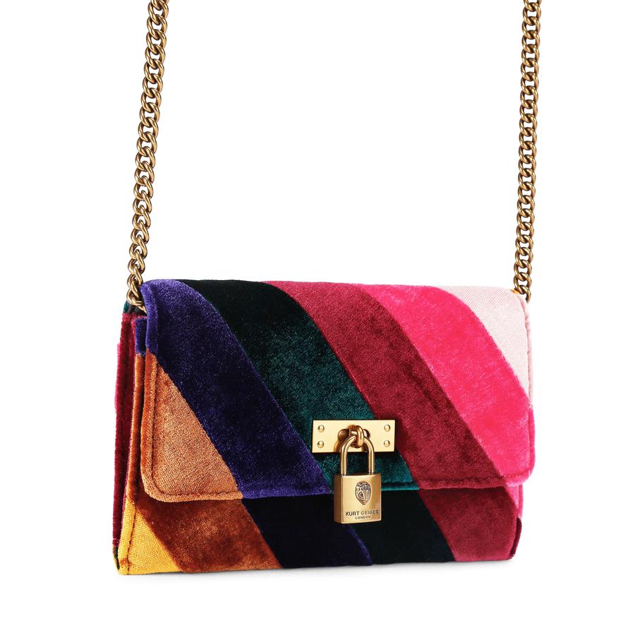 BRIXTON CHAIN WALLET L - KURT GEIGER LONDON EVENING BAGS
