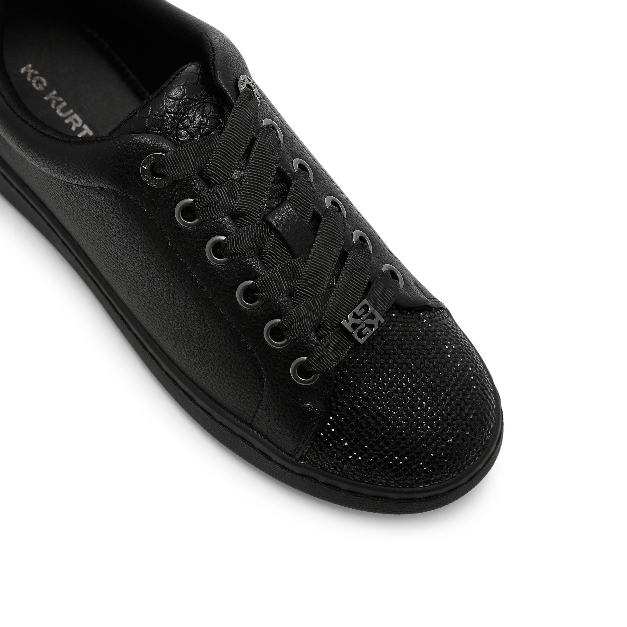 Shoeaholics Kurt Geiger Lulu Trainers White LIZA LACE UP GEM KG