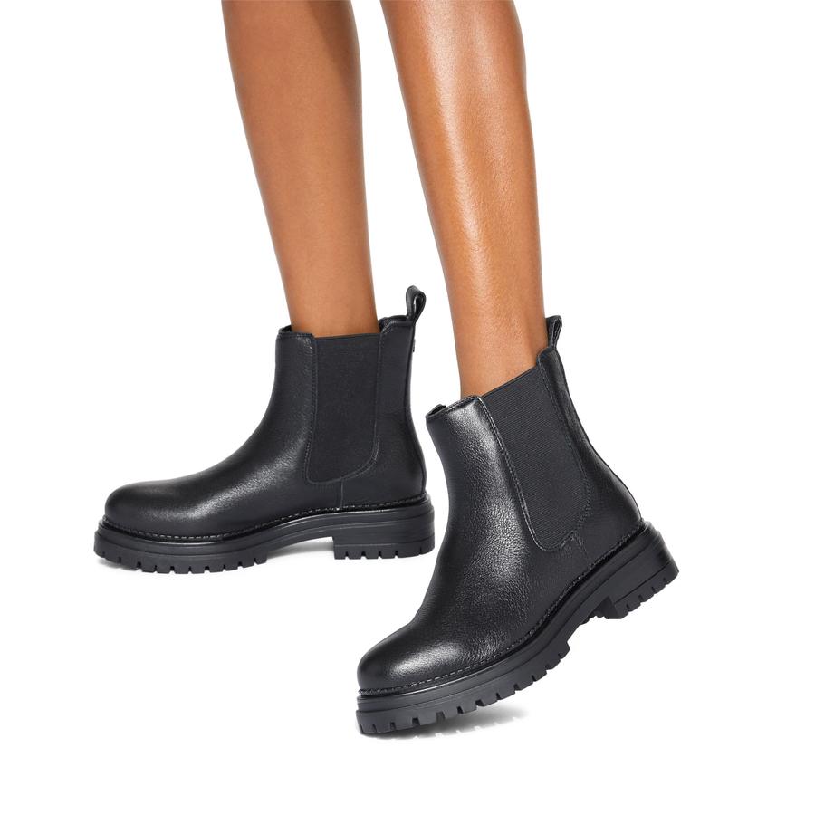 Bottines Noires KG Kurt Geiger En Daim - Taille 39 Femme, Fermeture éclair - Occasion Automne/hiver