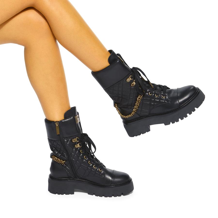 BRIXTON CUFF LACE UP BOOT - KURT GEIGER LONDON Ankle Boots