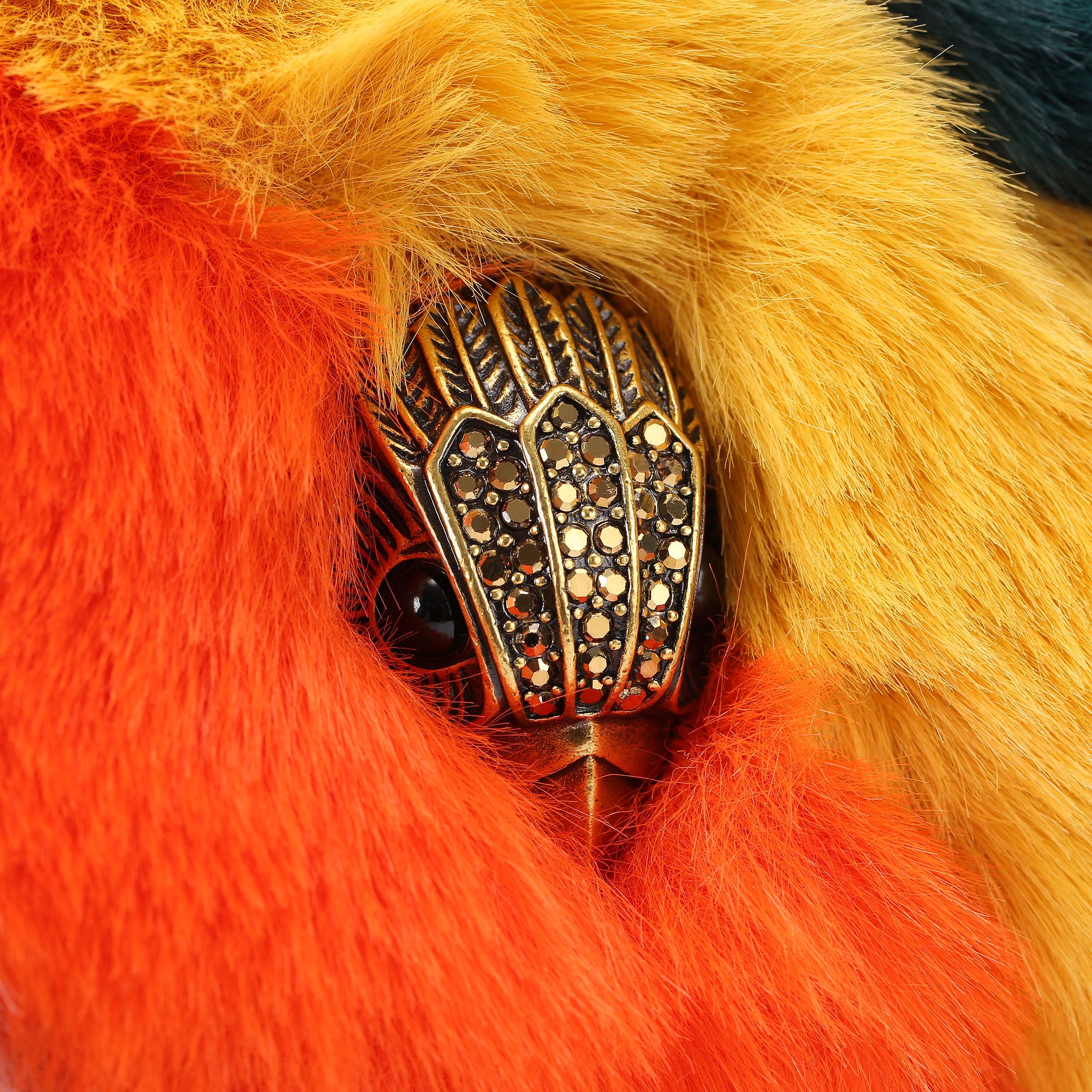 FAUX FUR MINI SOHO - KURT GEIGER LONDON EVENING BAGS