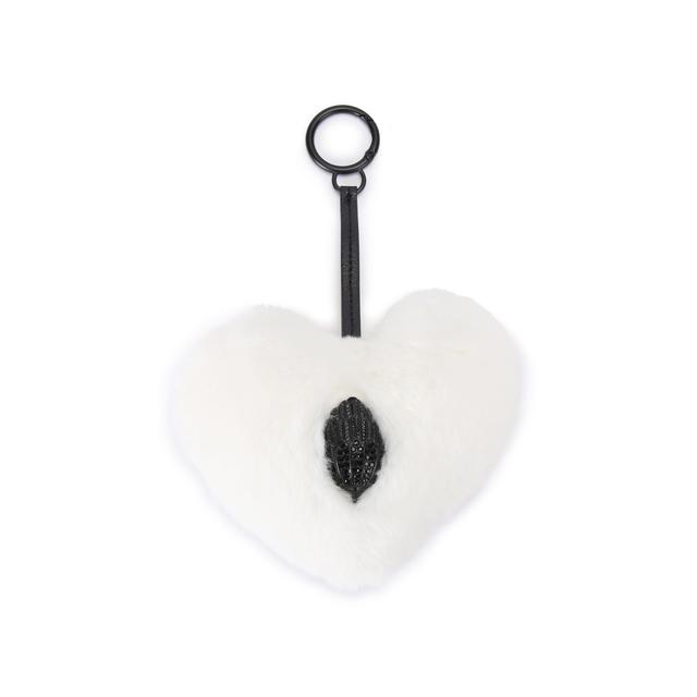 Kurt Geiger London Heart Faux Fur Charm