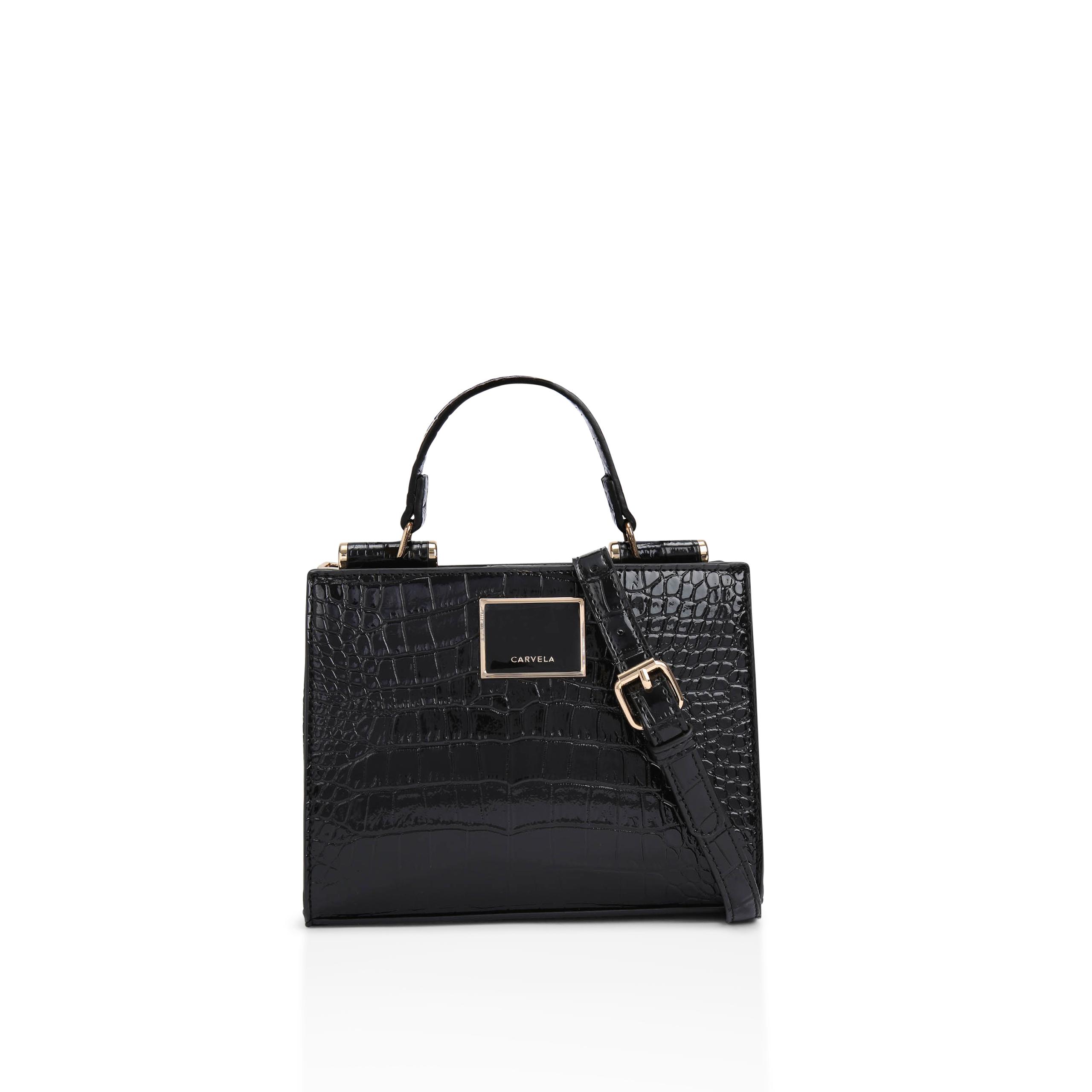 Carvela mini 2025 hex buckle tote