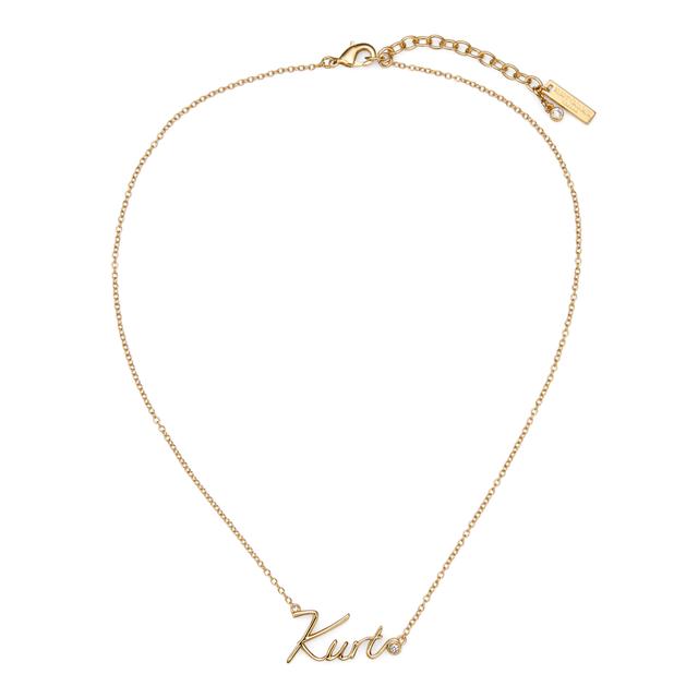 Kurt Geiger London Kurt Script Necklace