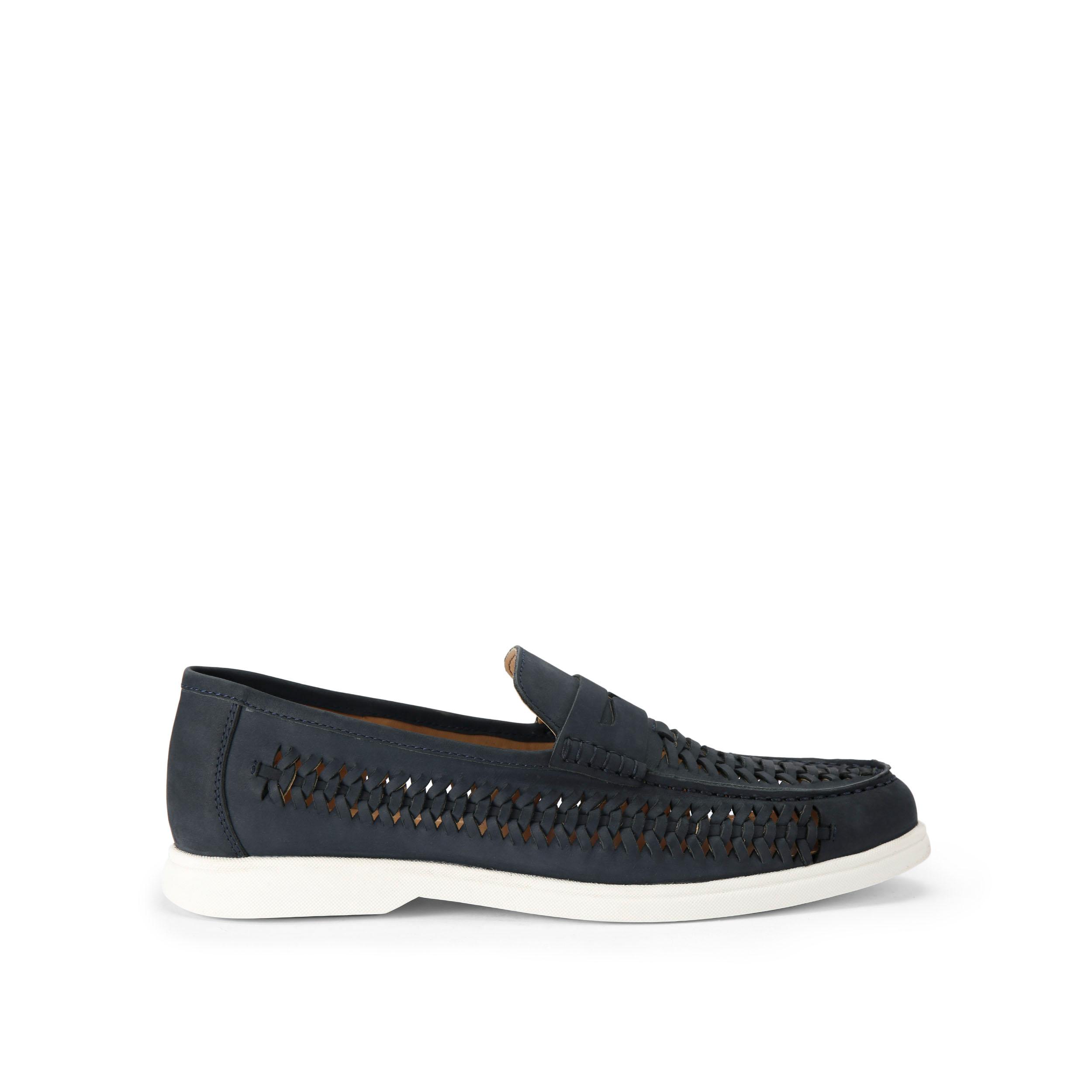 KG Kurt Geiger Floyd Mens Black Leather Penny Loafers Size 43 EU Made in Romania FLOYD - KG Kurt Geiger Casuals main image 4