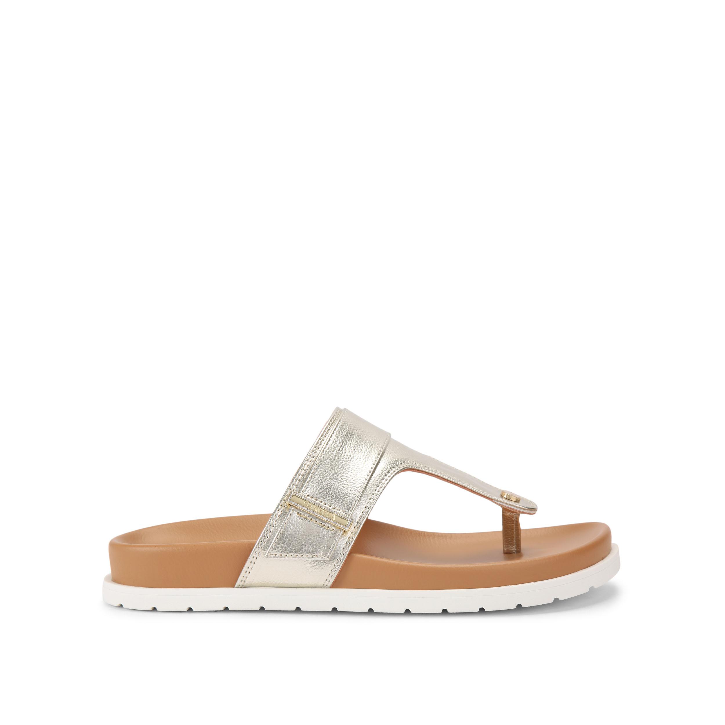 Sandales Femme Carvella Dorées - Taille UK 8 / EUR 41 - Occasion