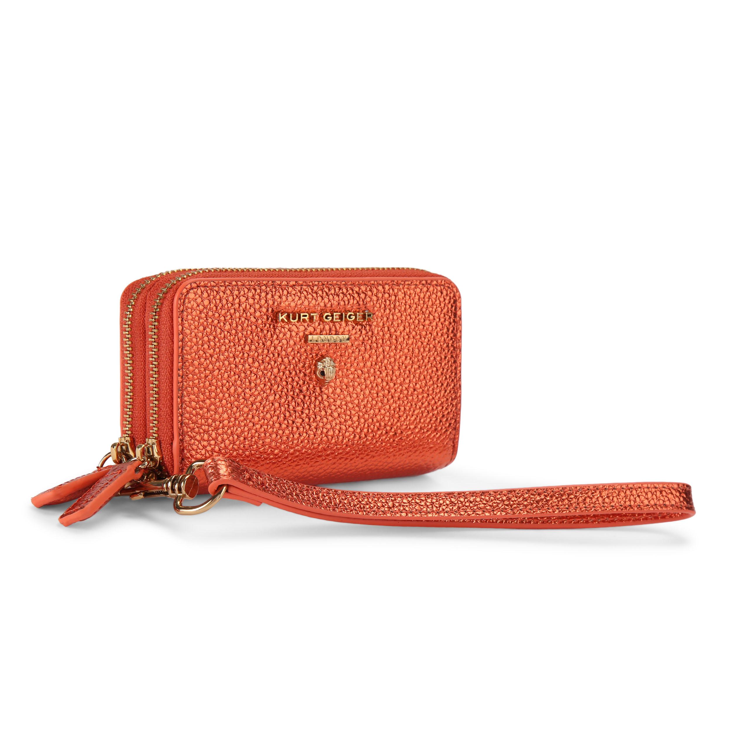 CHISWICK SM 2ZIP WALLET - KURT GEIGER LONDON SMALL LEATHER GOODS
