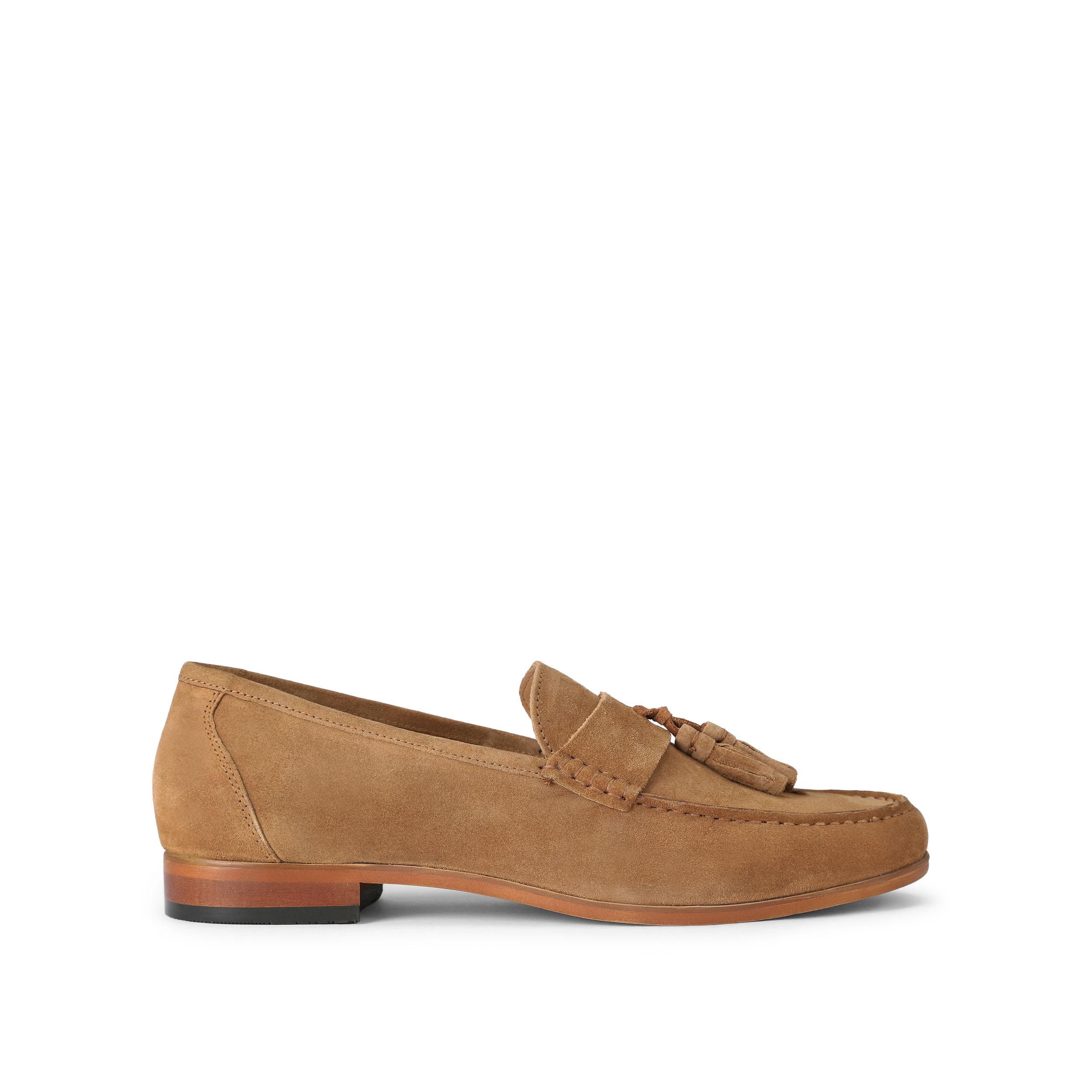 Kurt Geiger London Men’s Tan Leather Tassel Loafers Slip-On Dress Shoes EU 45 US Men main image 2