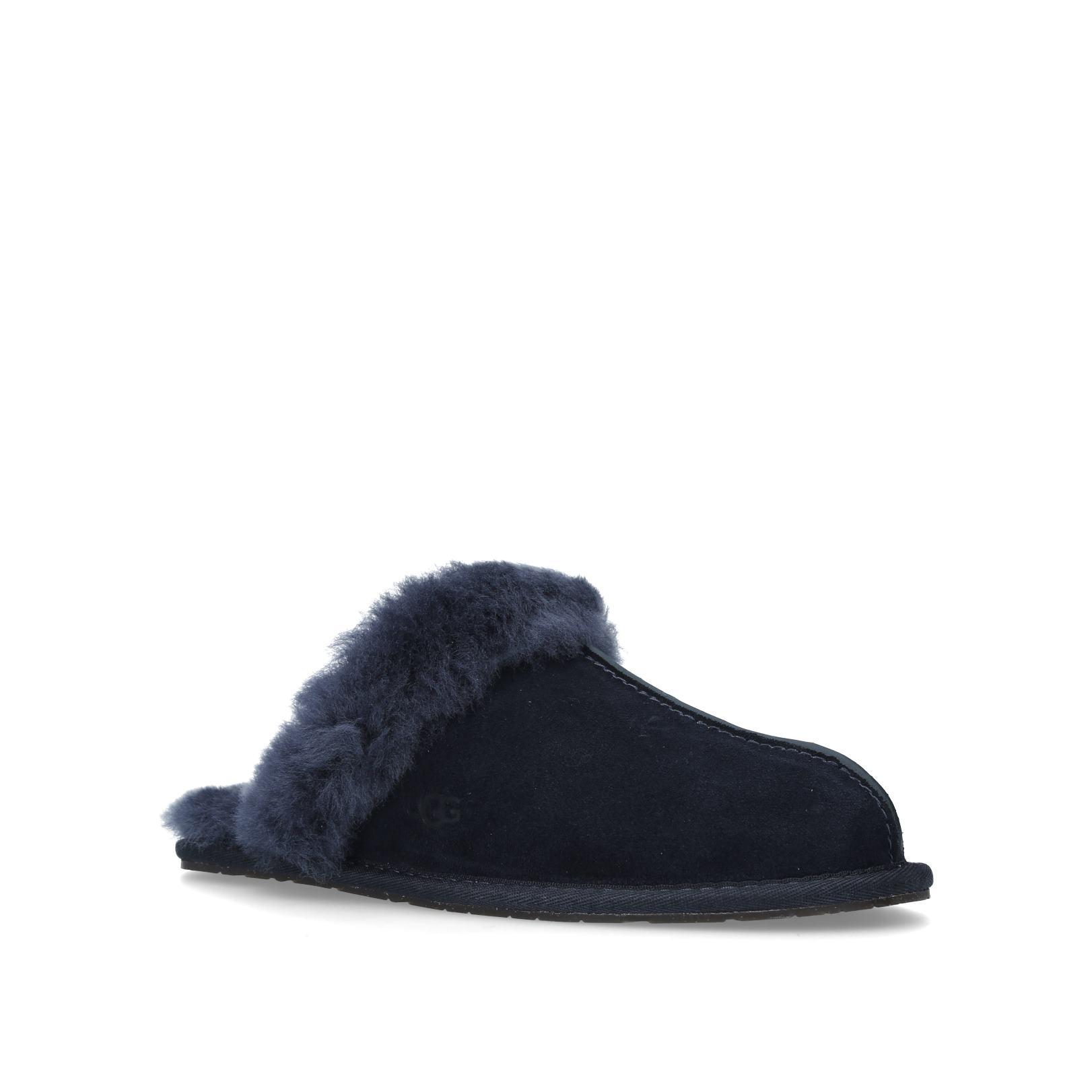 Navy ugg slippers hot sale