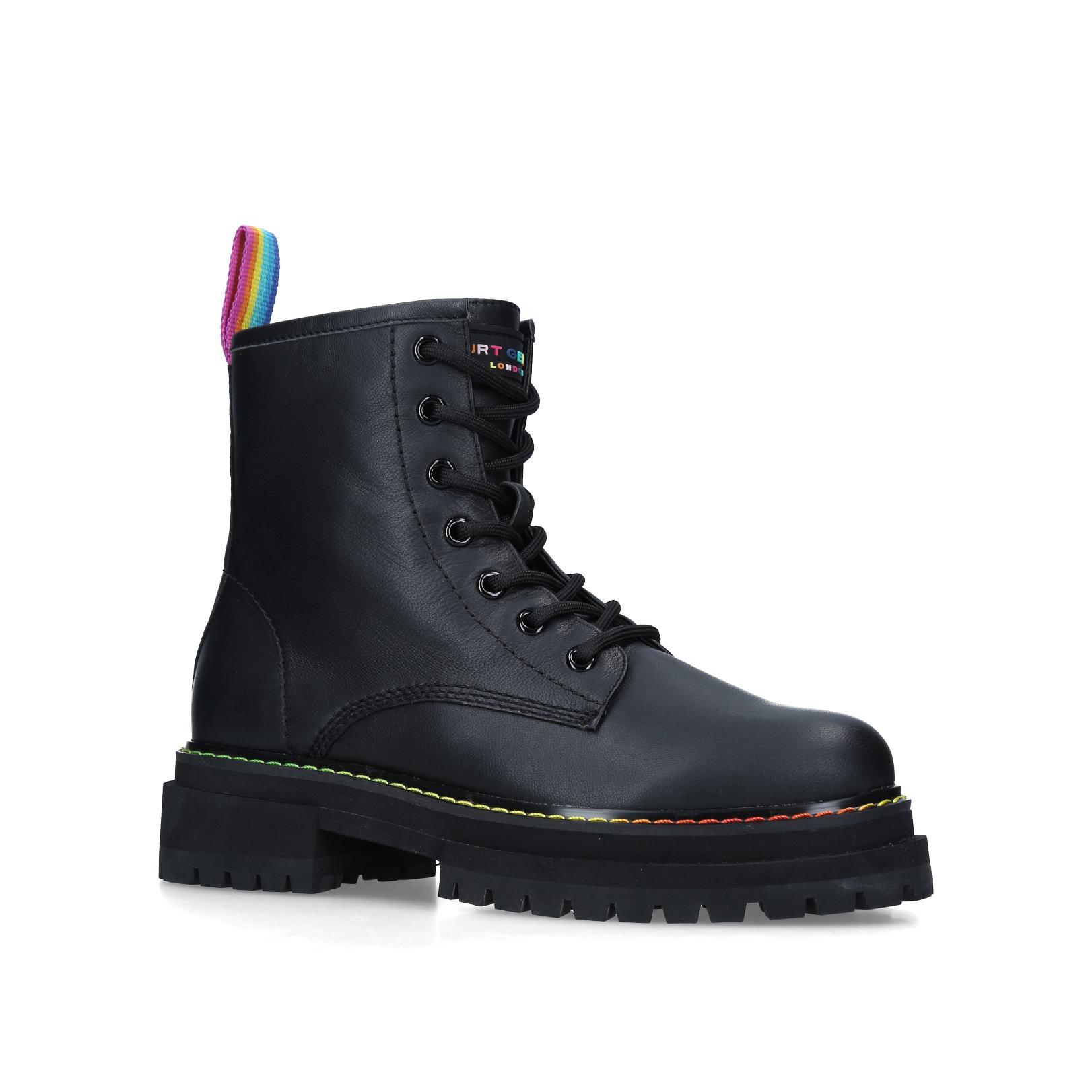Rainbow black boots best sale