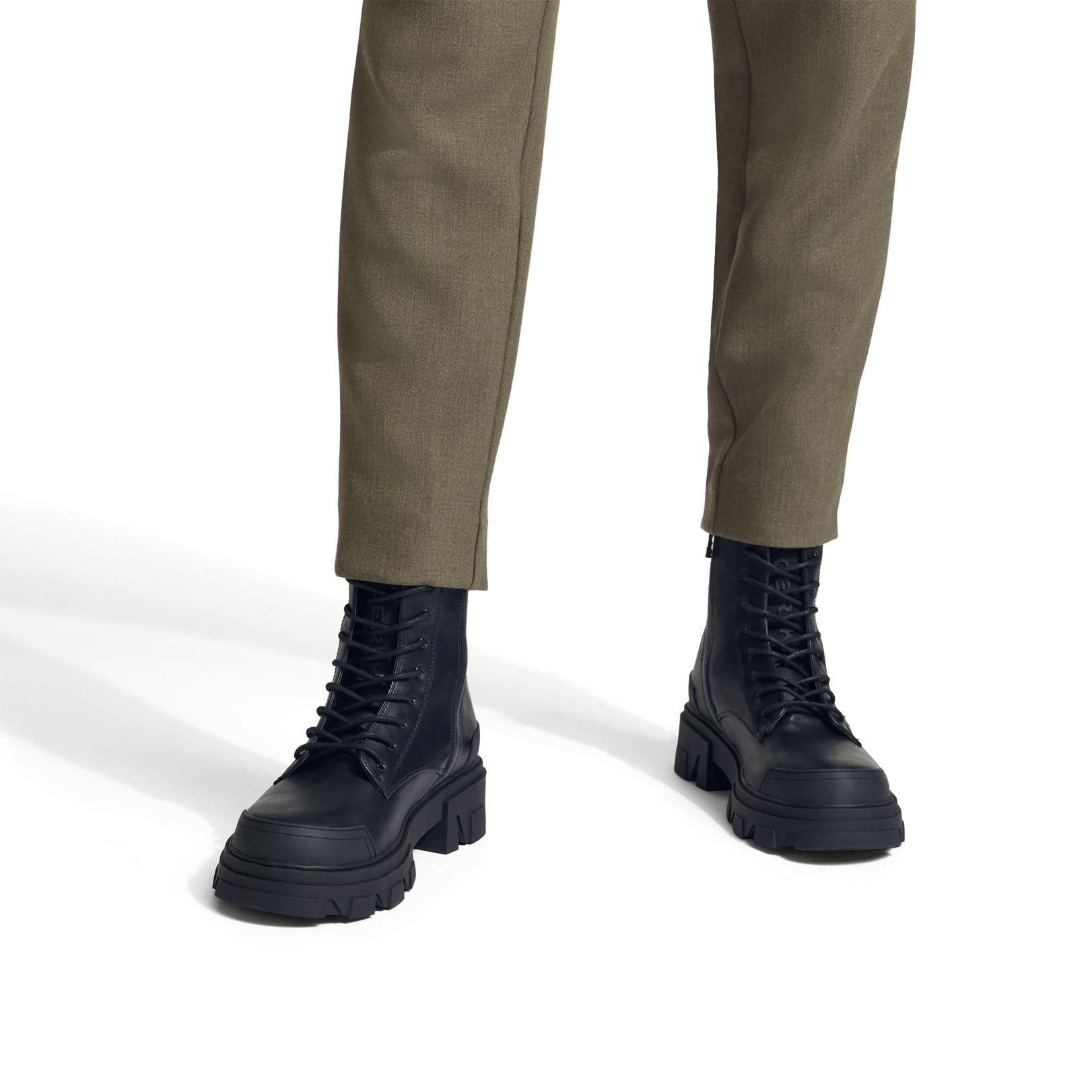 Kg by kurt geiger military lace up boots black sales