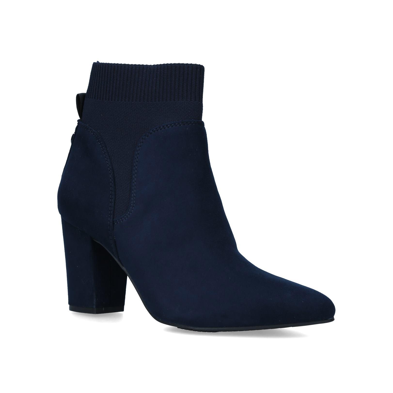kurt geiger navy ankle boots