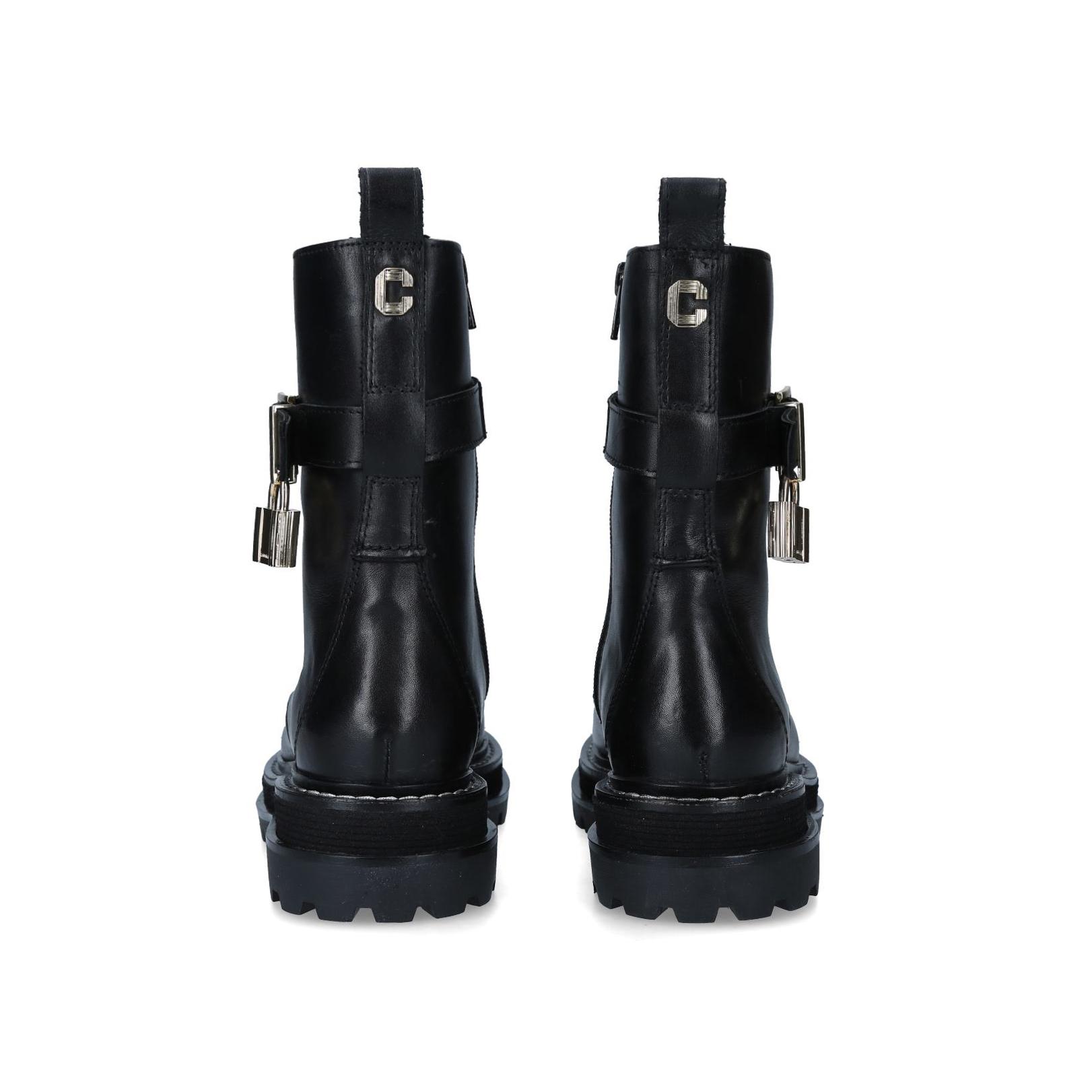 Carvela black outlet lace up boots