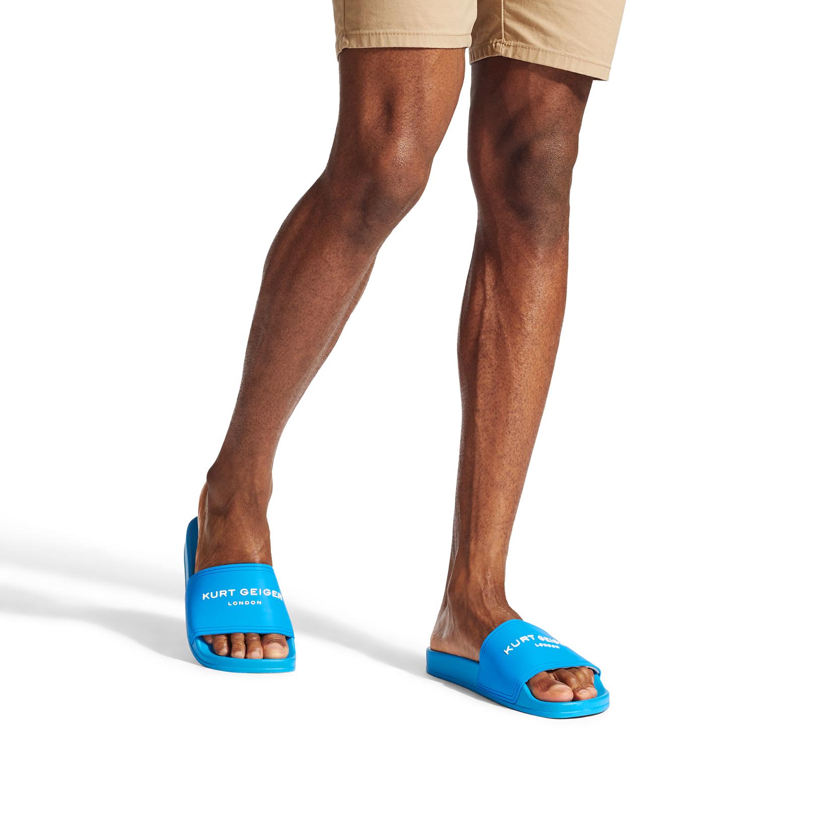 Kurt Geiger London Pool Slider Blue Men\'s Size 13 / 46 EUR New KGL POOL SLIDER MENS - KURT GEIGER LONDON Sandals main image 2